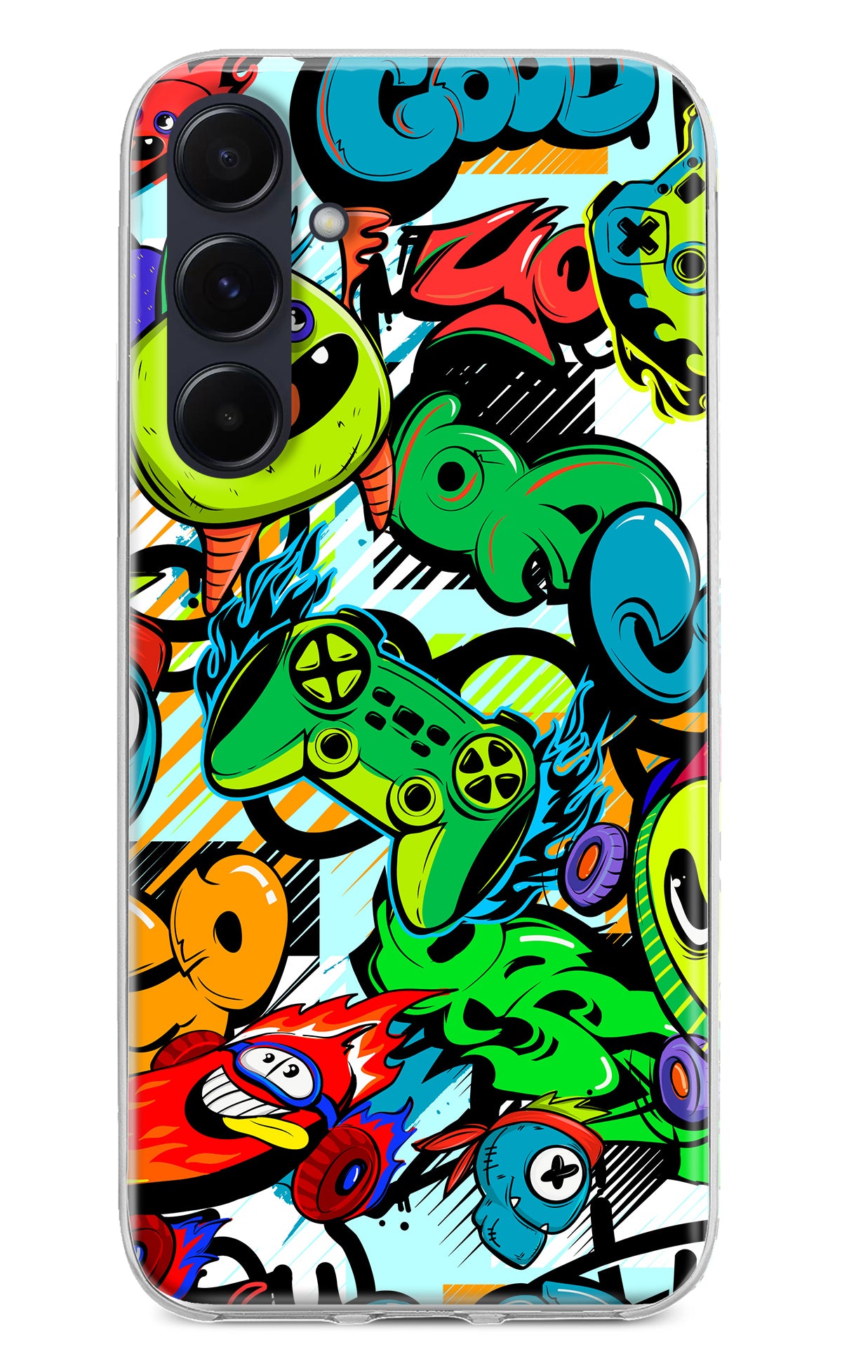 Game Doodle Samsung A55 5G Back Cover