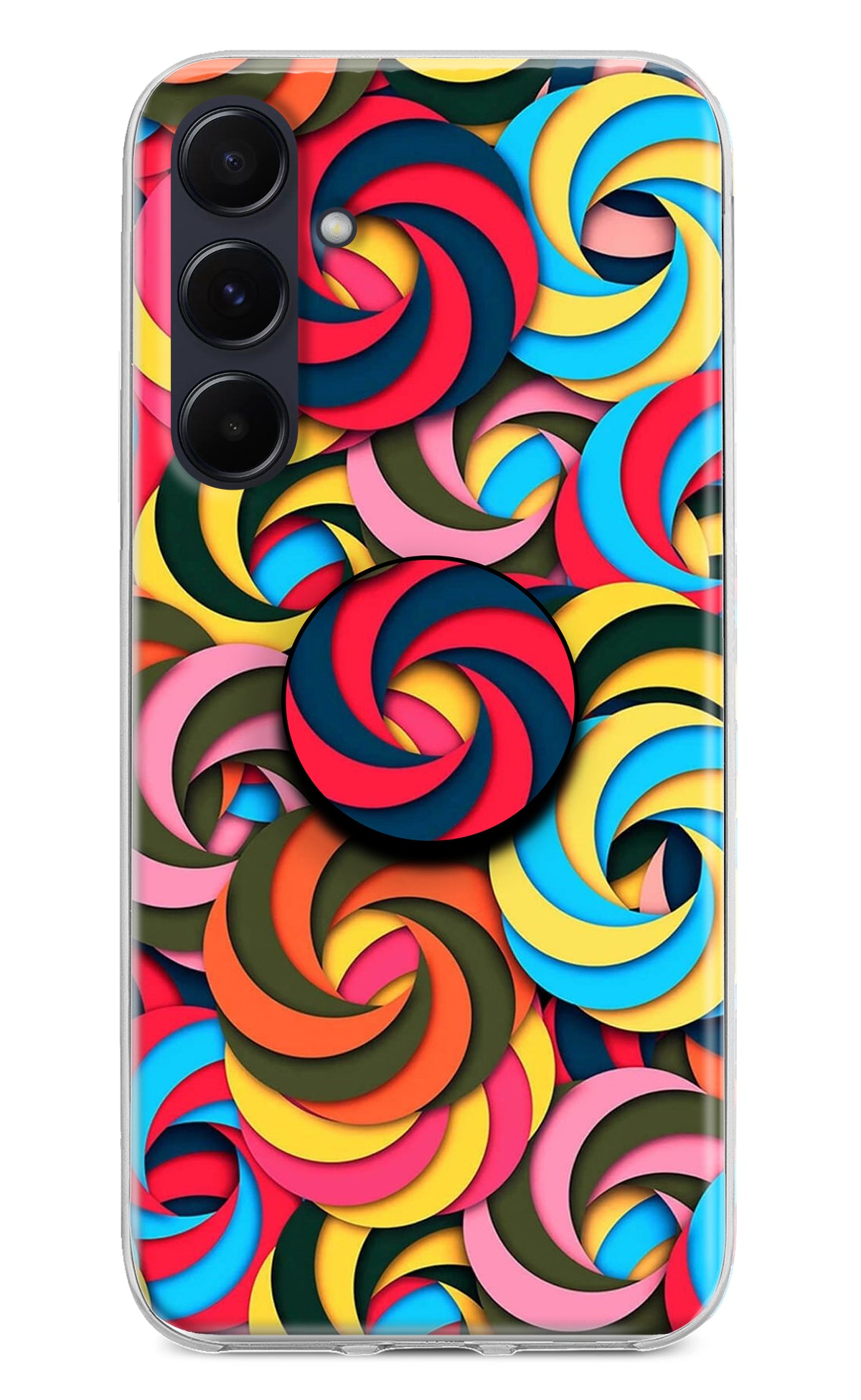 Spiral Pattern Samsung A55 5G Pop Case