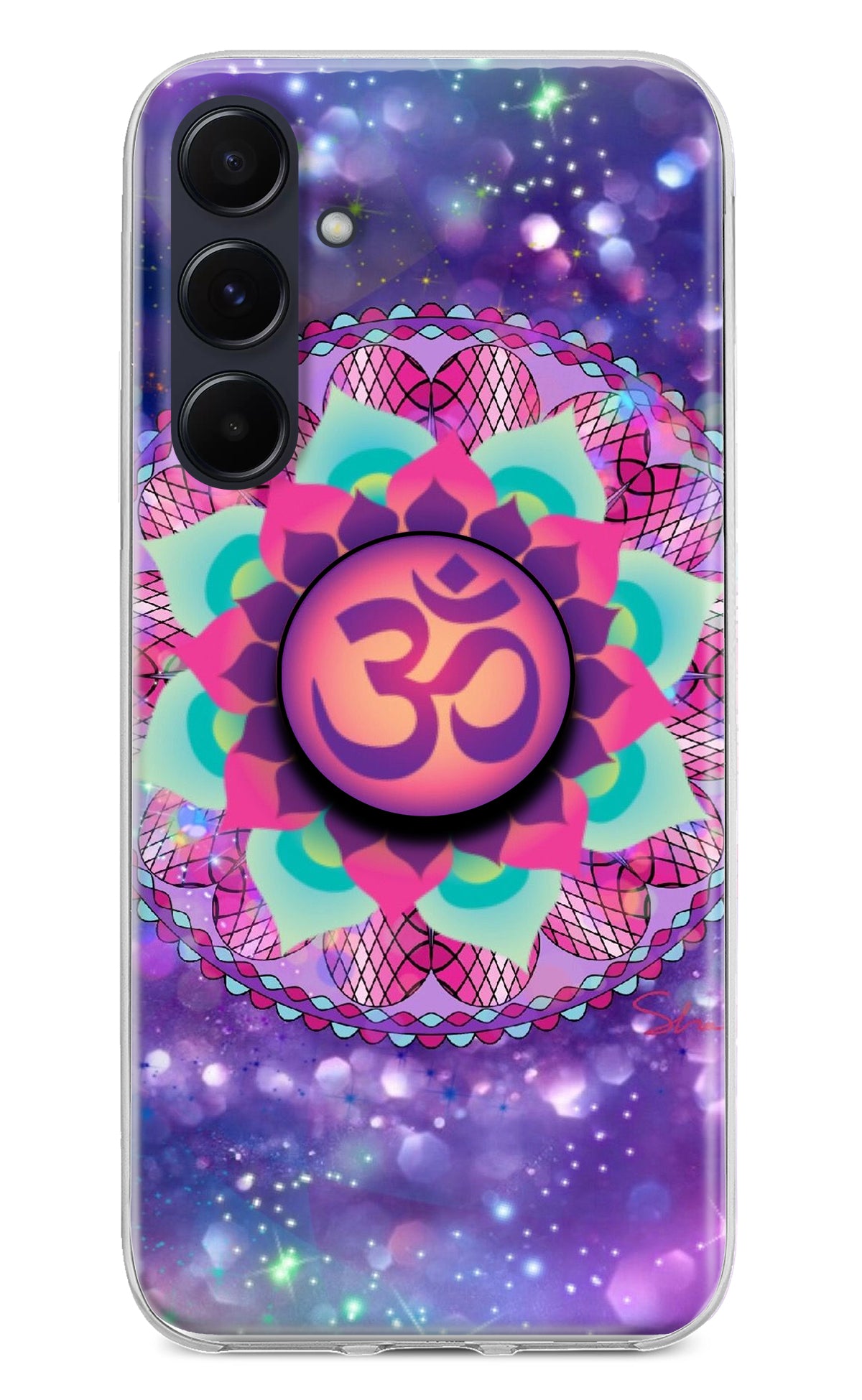 Om Purple Samsung A55 5G Pop Case