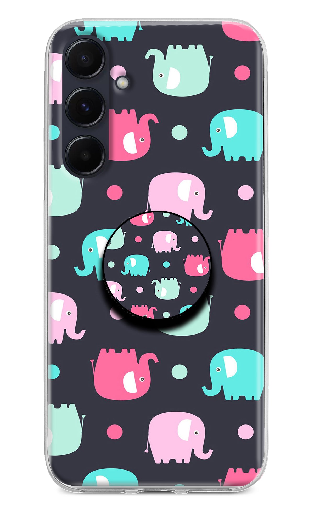 Baby Elephants Samsung A55 5G Pop Case