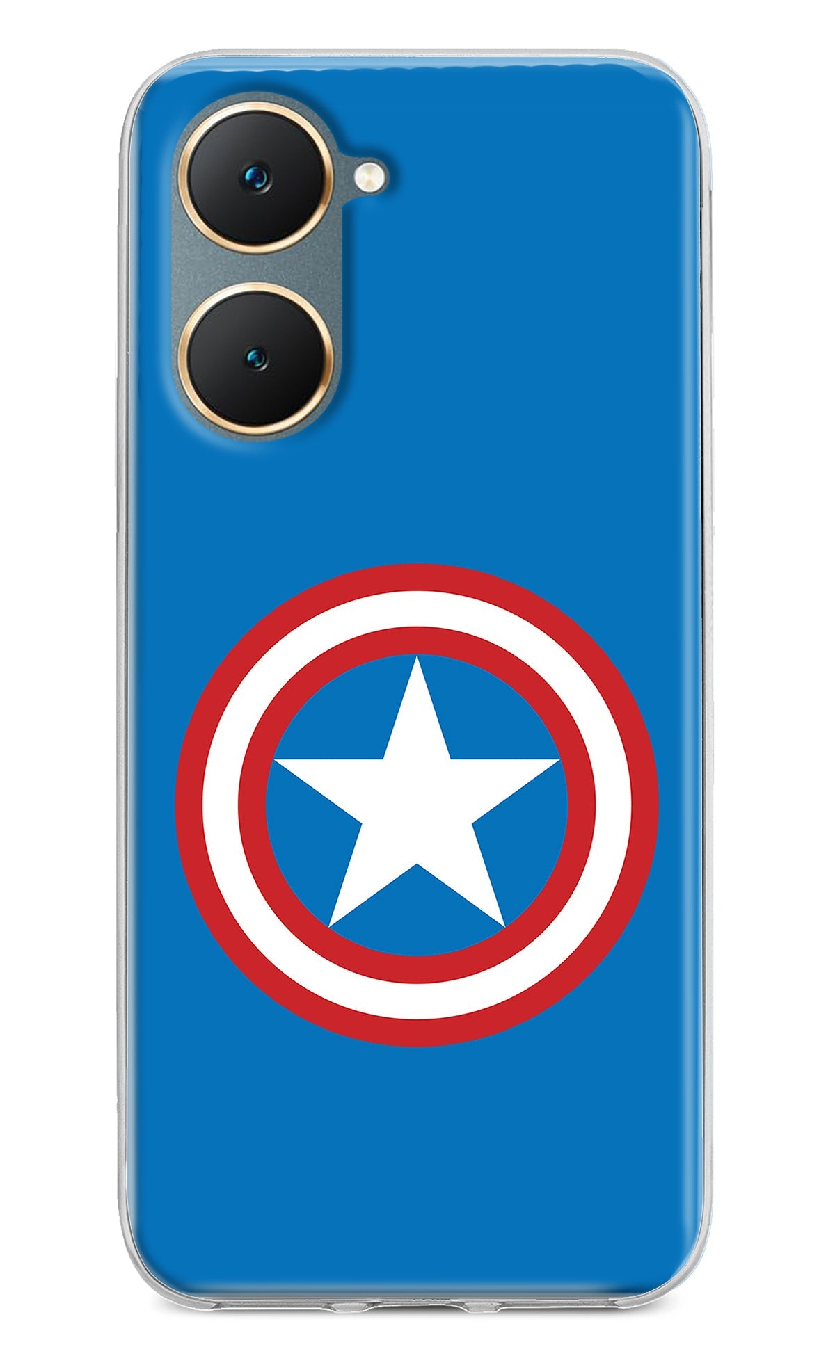 Captain America Logo Vivo Y18/Y18e Back Cover