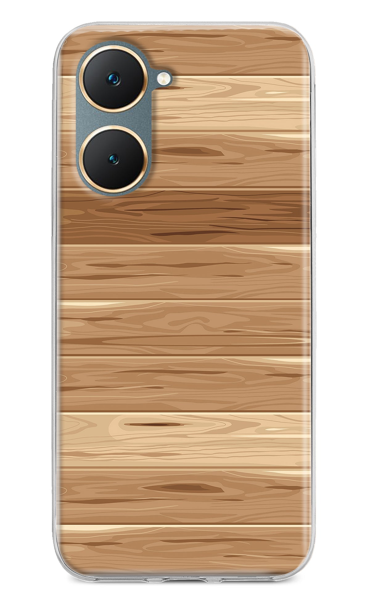 Wooden Vector Vivo Y18/Y18e Back Cover