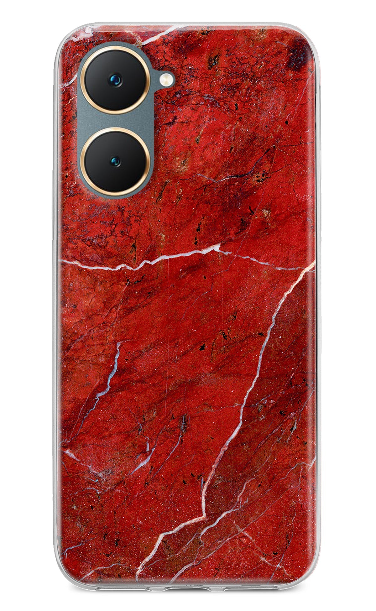 Red Marble Design Vivo Y18/Y18e Back Cover