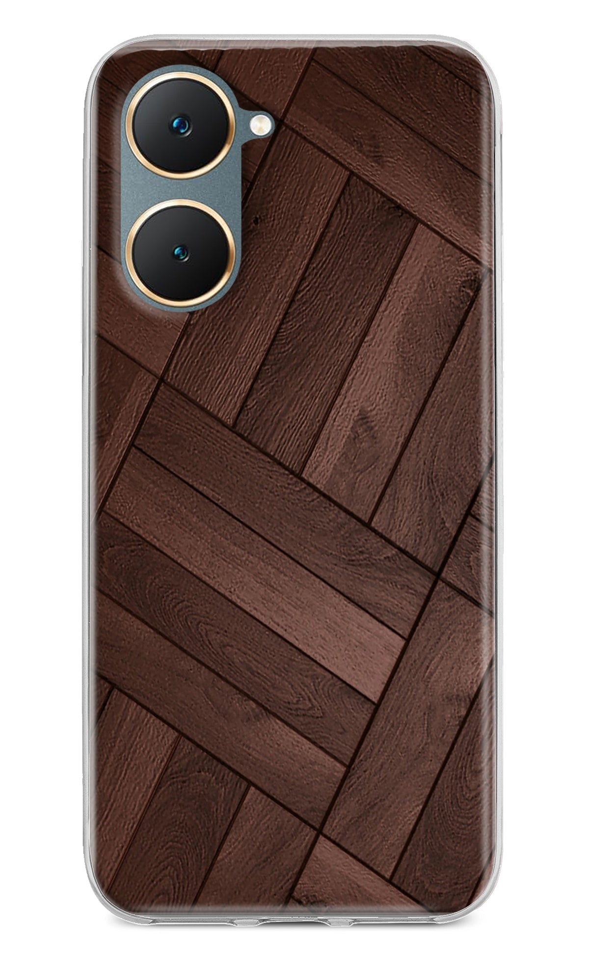 Wooden Texture Design Vivo Y18/Y18e Back Cover