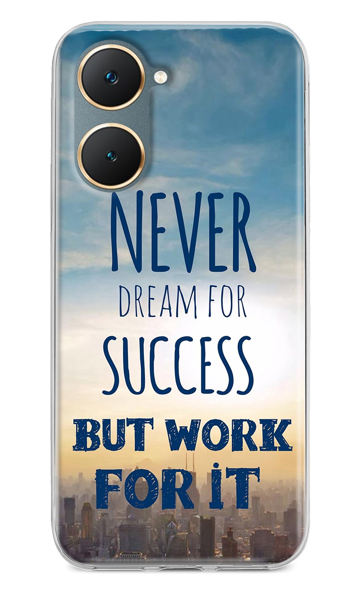 Never Dream For Success But Work For It Vivo Y18/Y18e Back Cover