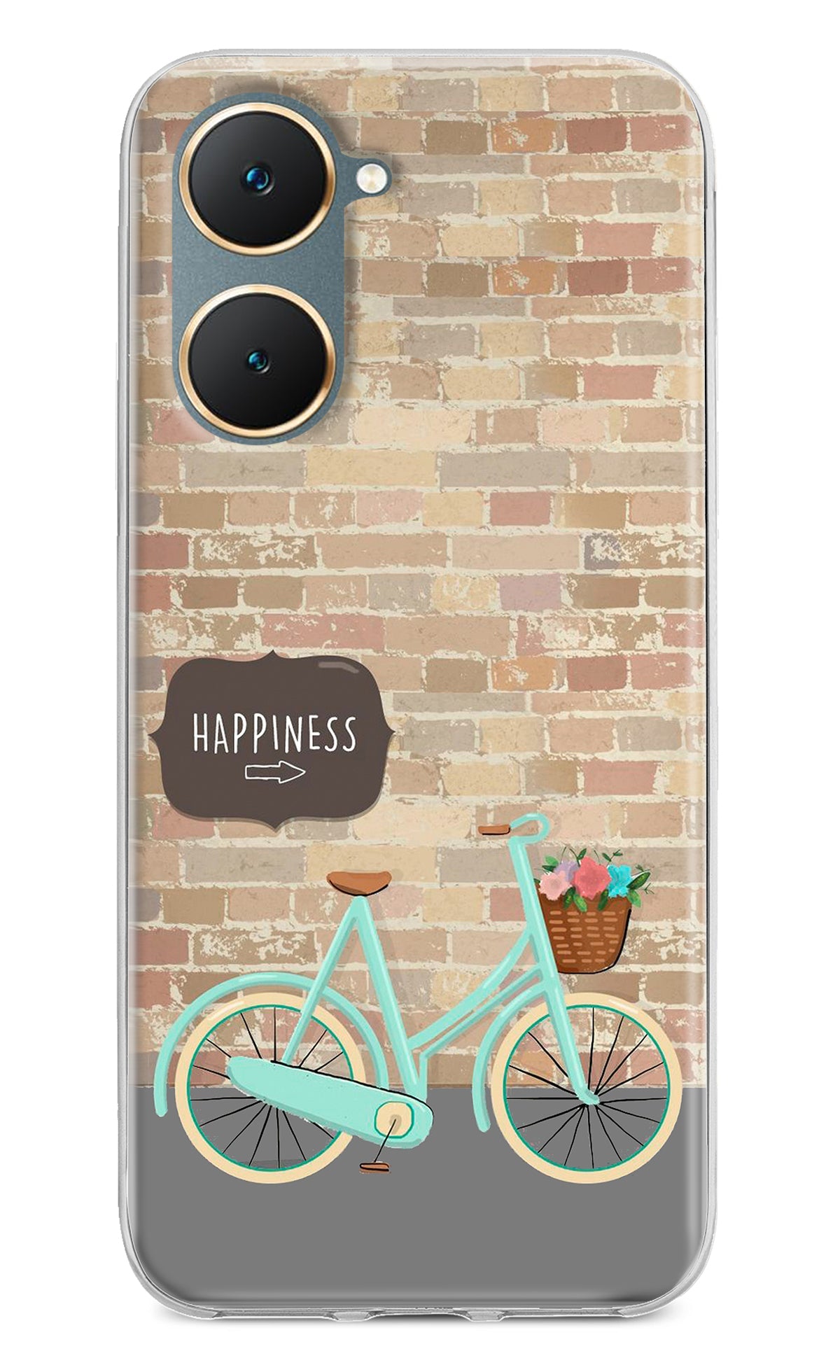 Happiness Artwork Vivo Y18/Y18e Back Cover