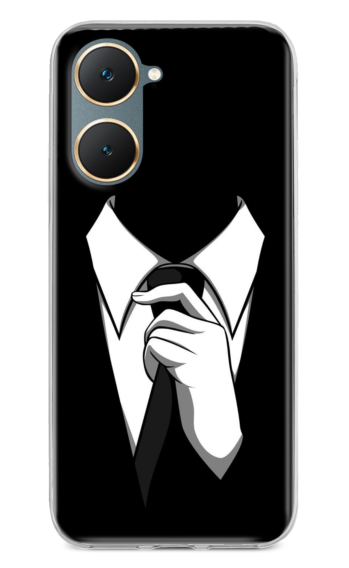 Black Tie Vivo Y18/Y18e Back Cover