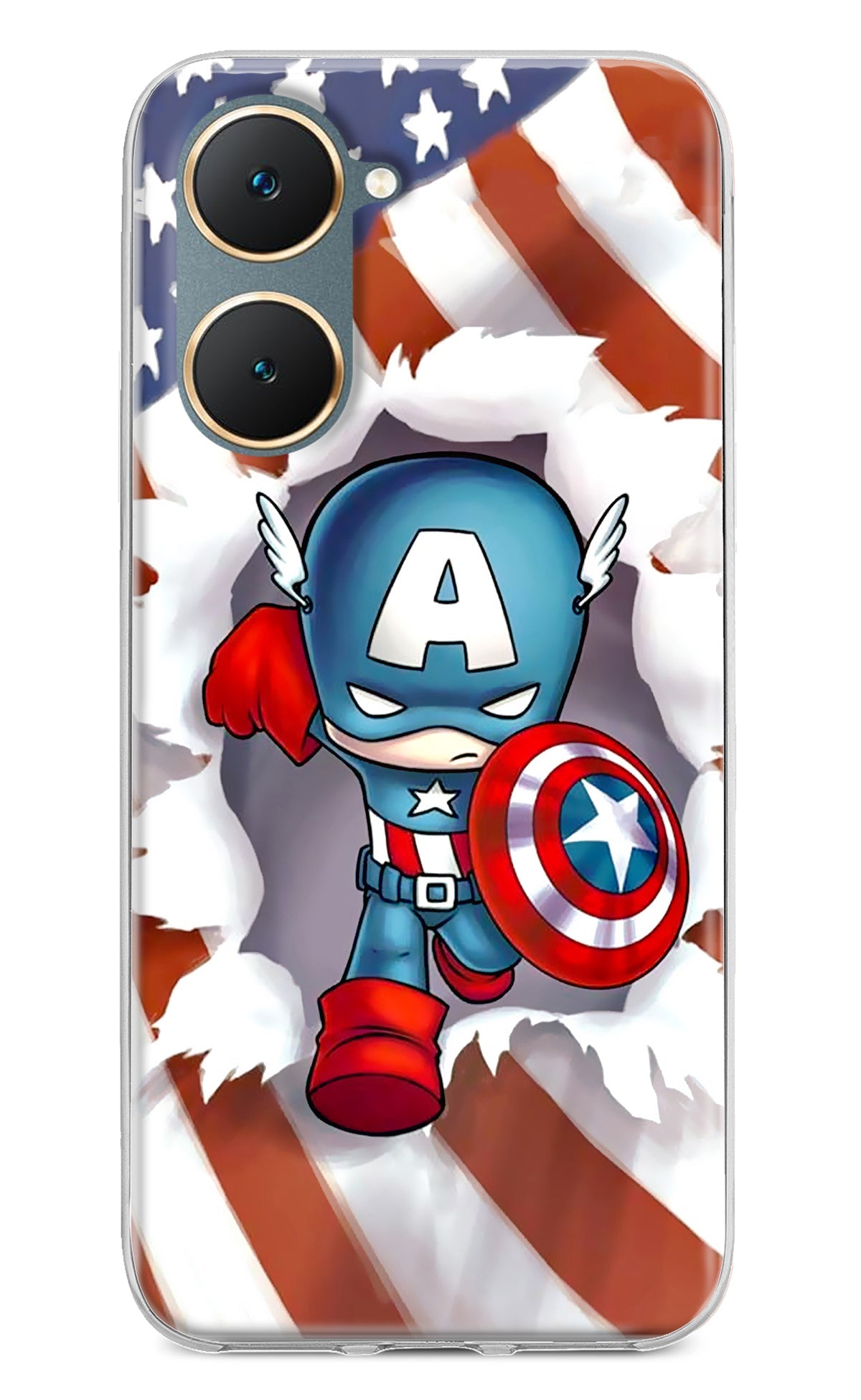 Captain America Vivo Y18/Y18e Back Cover