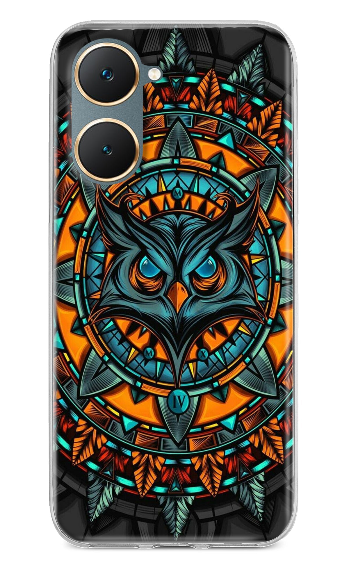 Angry Owl Art Vivo Y18/Y18e Back Cover