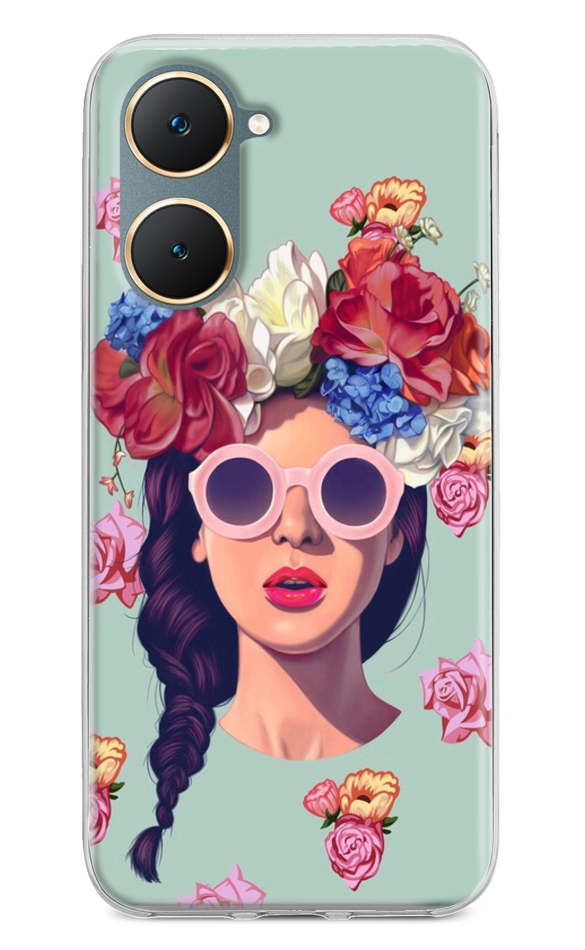 Pretty Girl Vivo Y18/Y18e Back Cover