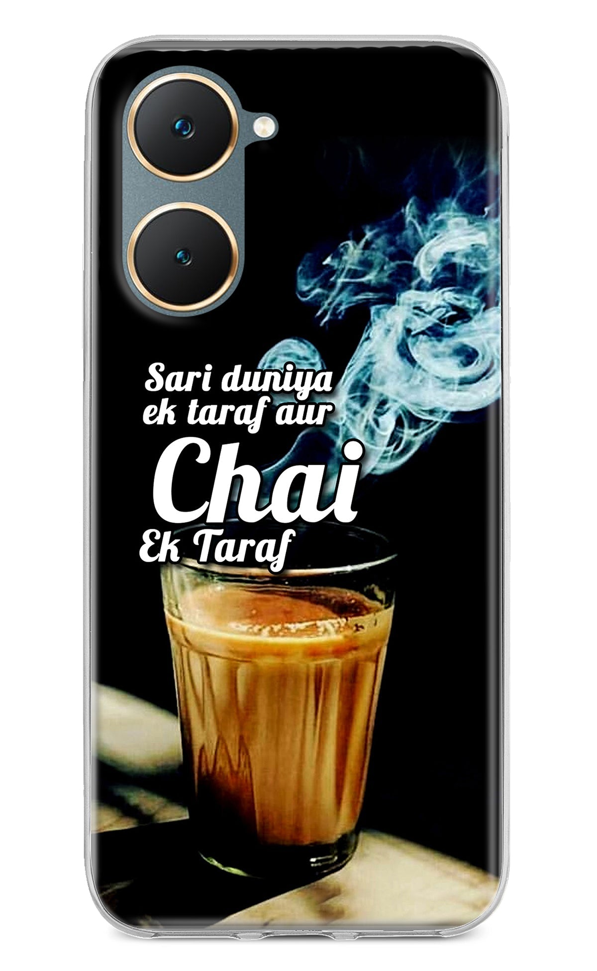 Chai Ek Taraf Quote Vivo Y18/Y18e Back Cover