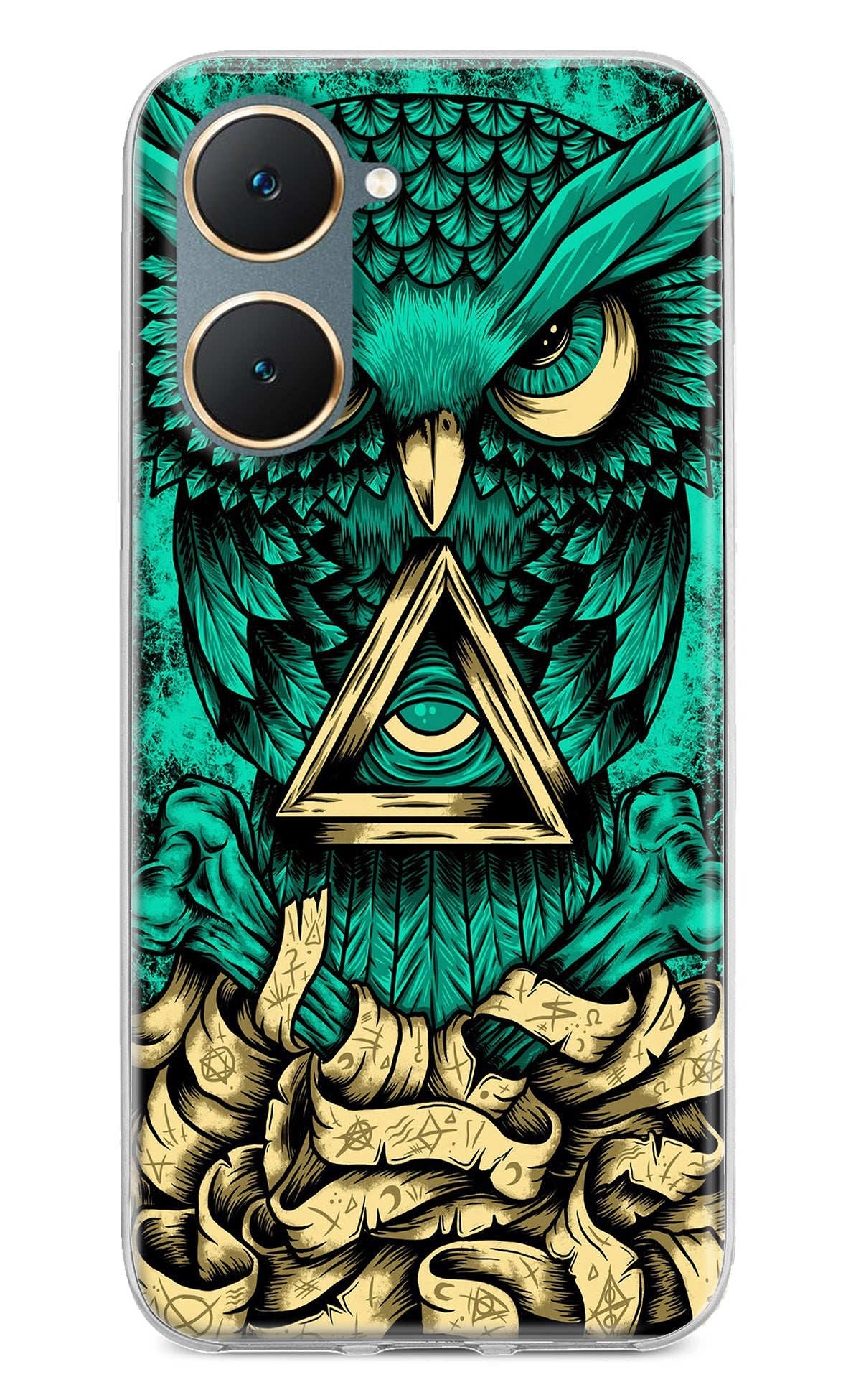 Green Owl Vivo Y18/Y18e Back Cover