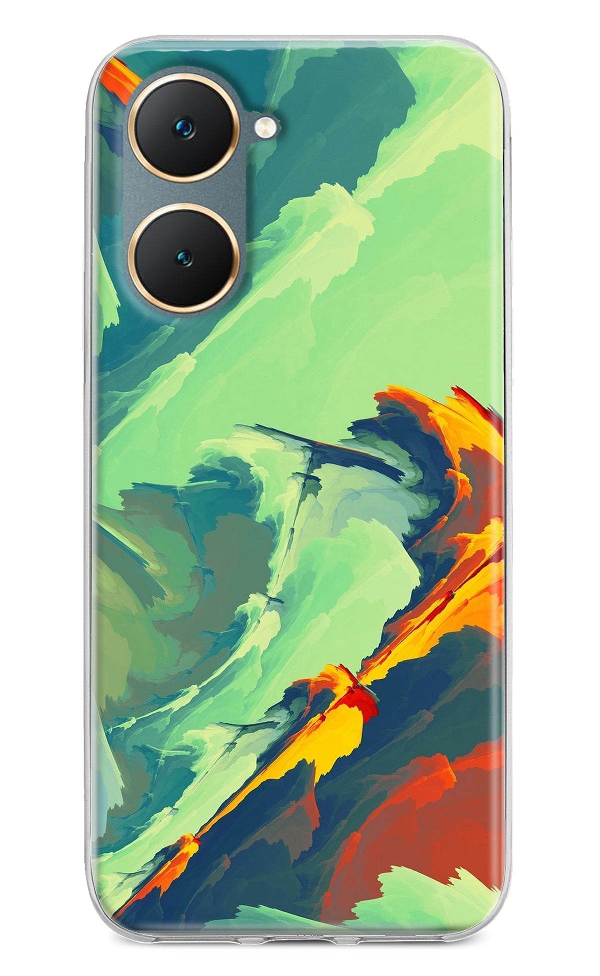 Paint Art Vivo Y18/Y18e Back Cover