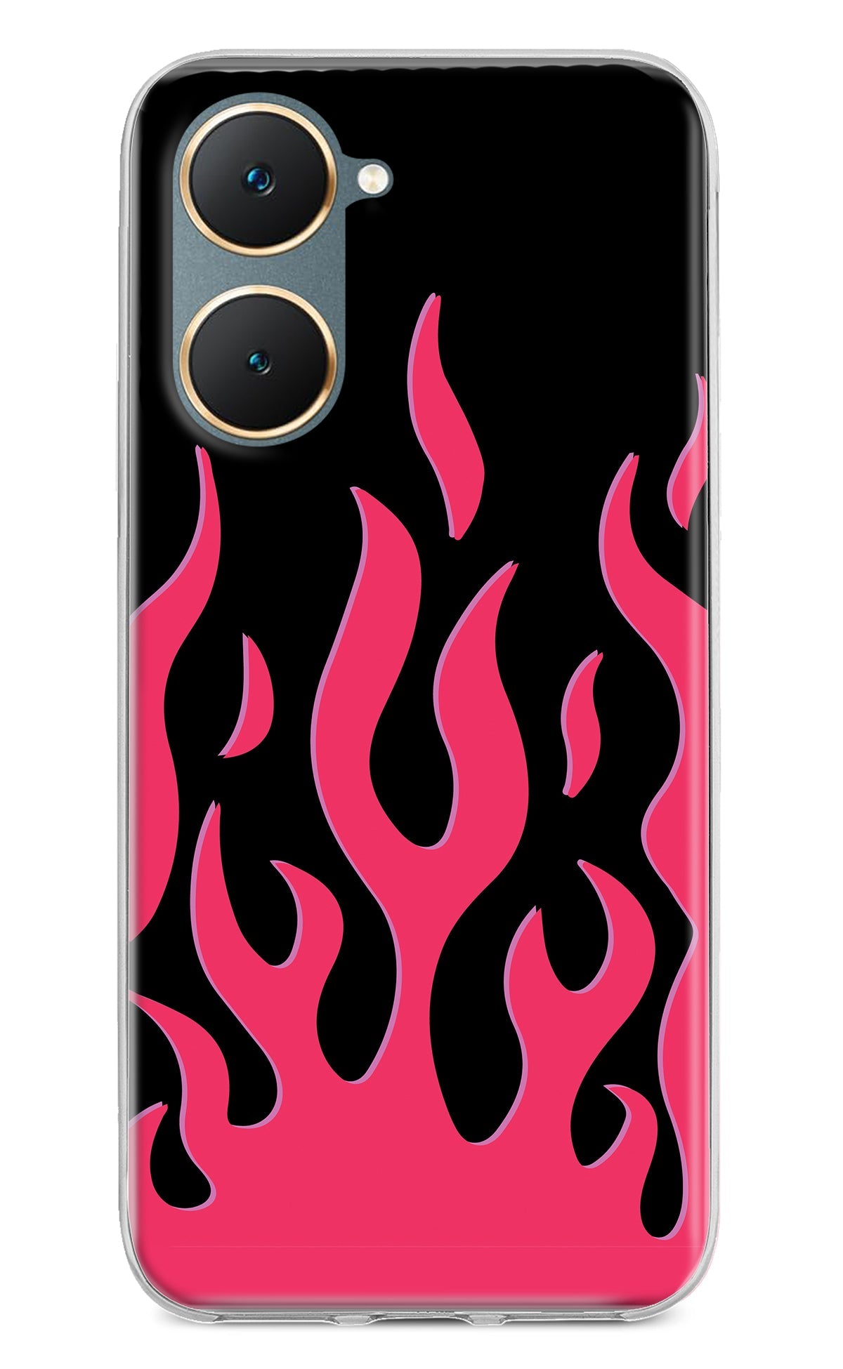 Fire Flames Vivo Y18/Y18e Back Cover