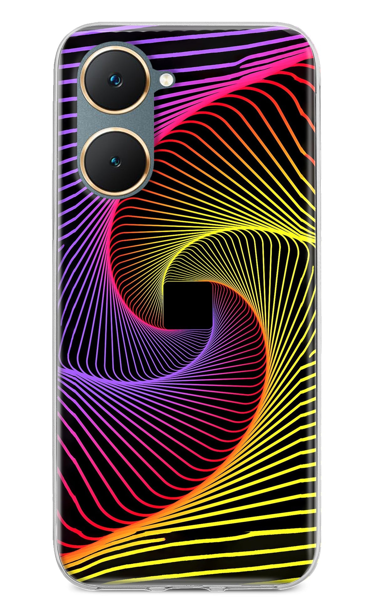 Colorful Strings Vivo Y18/Y18e Back Cover