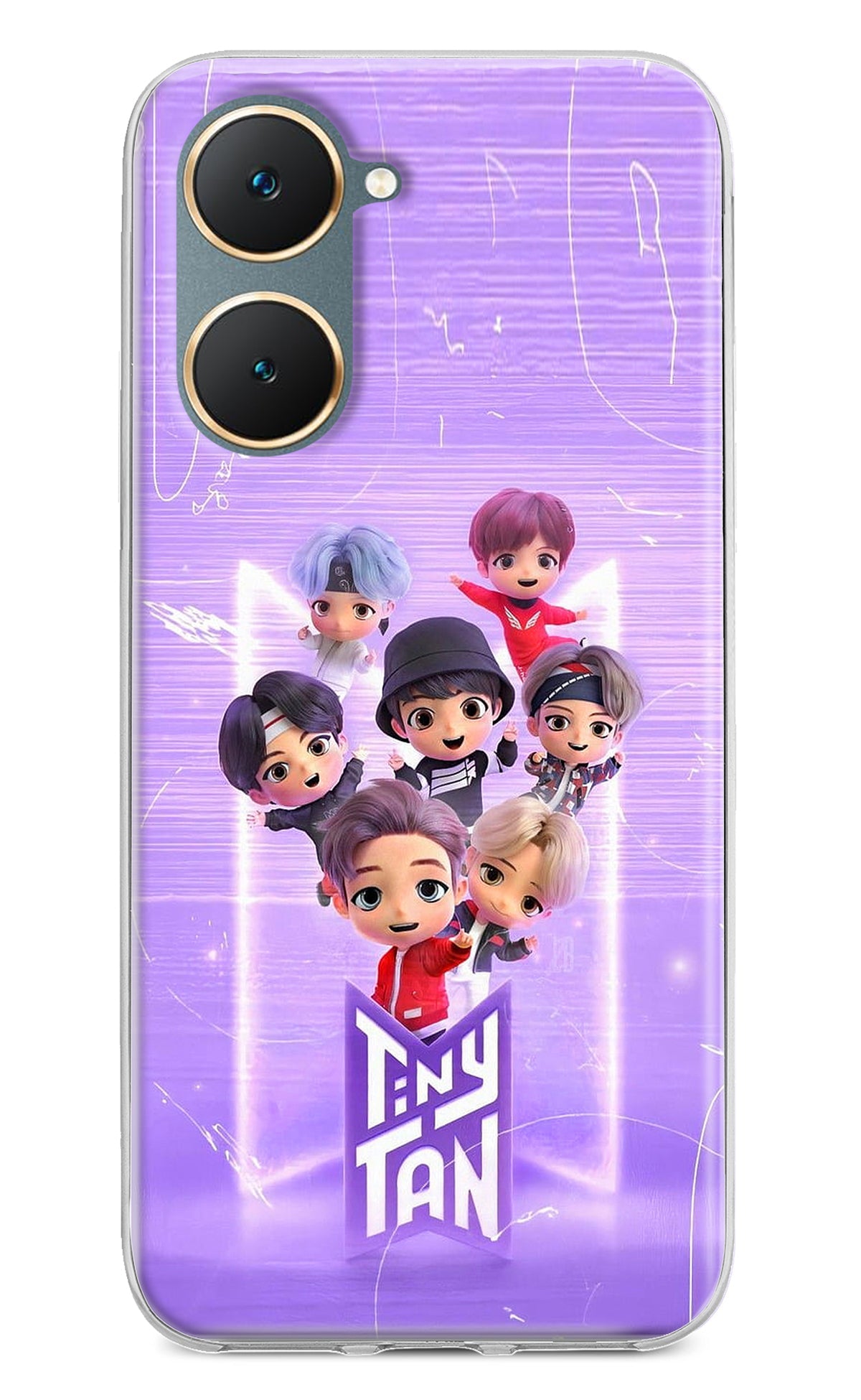 BTS Tiny Tan Vivo Y18/Y18e Back Cover