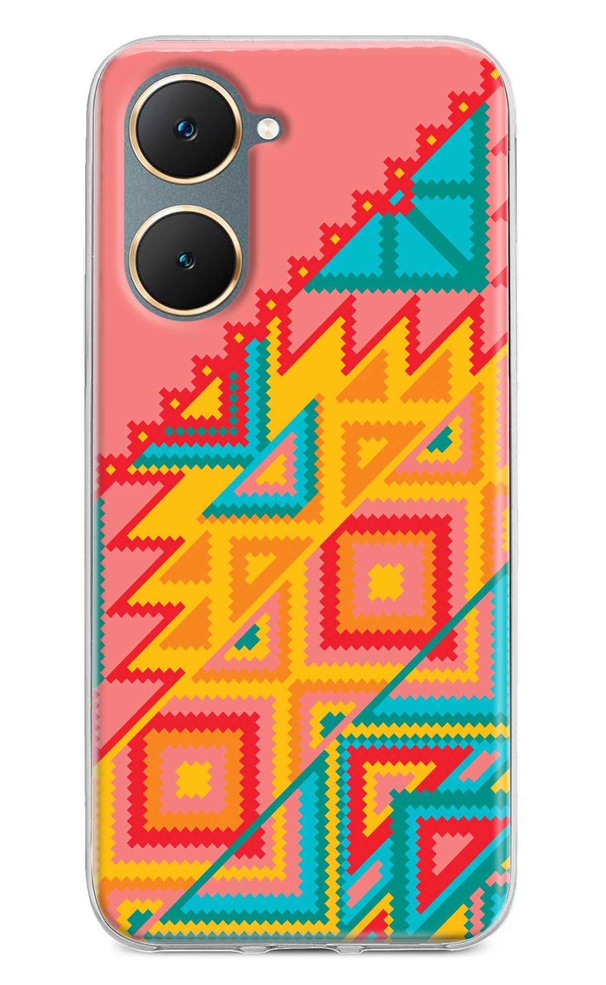 Aztec Tribal Vivo Y18/Y18e Back Cover