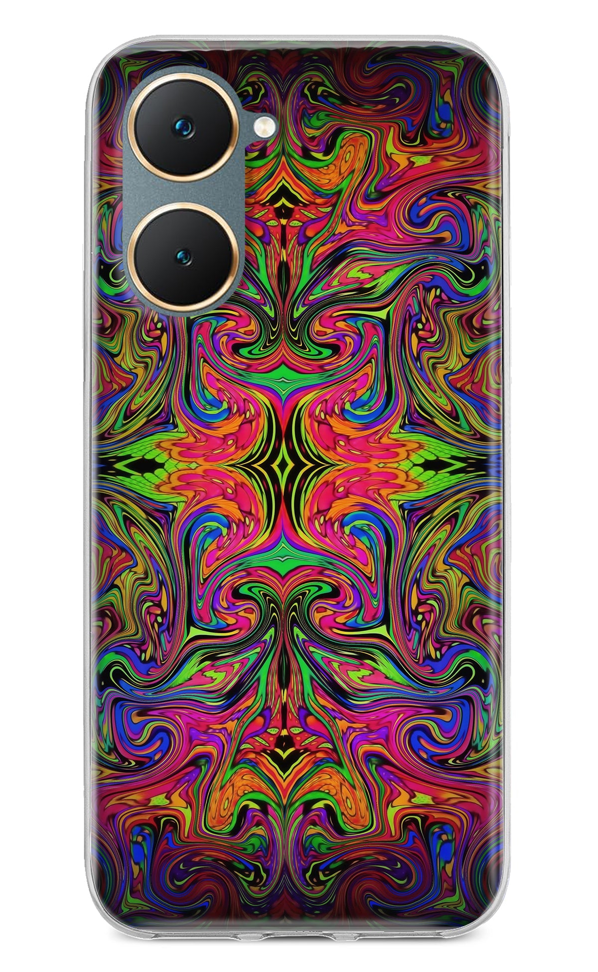 Psychedelic Art Vivo Y18/Y18e Back Cover