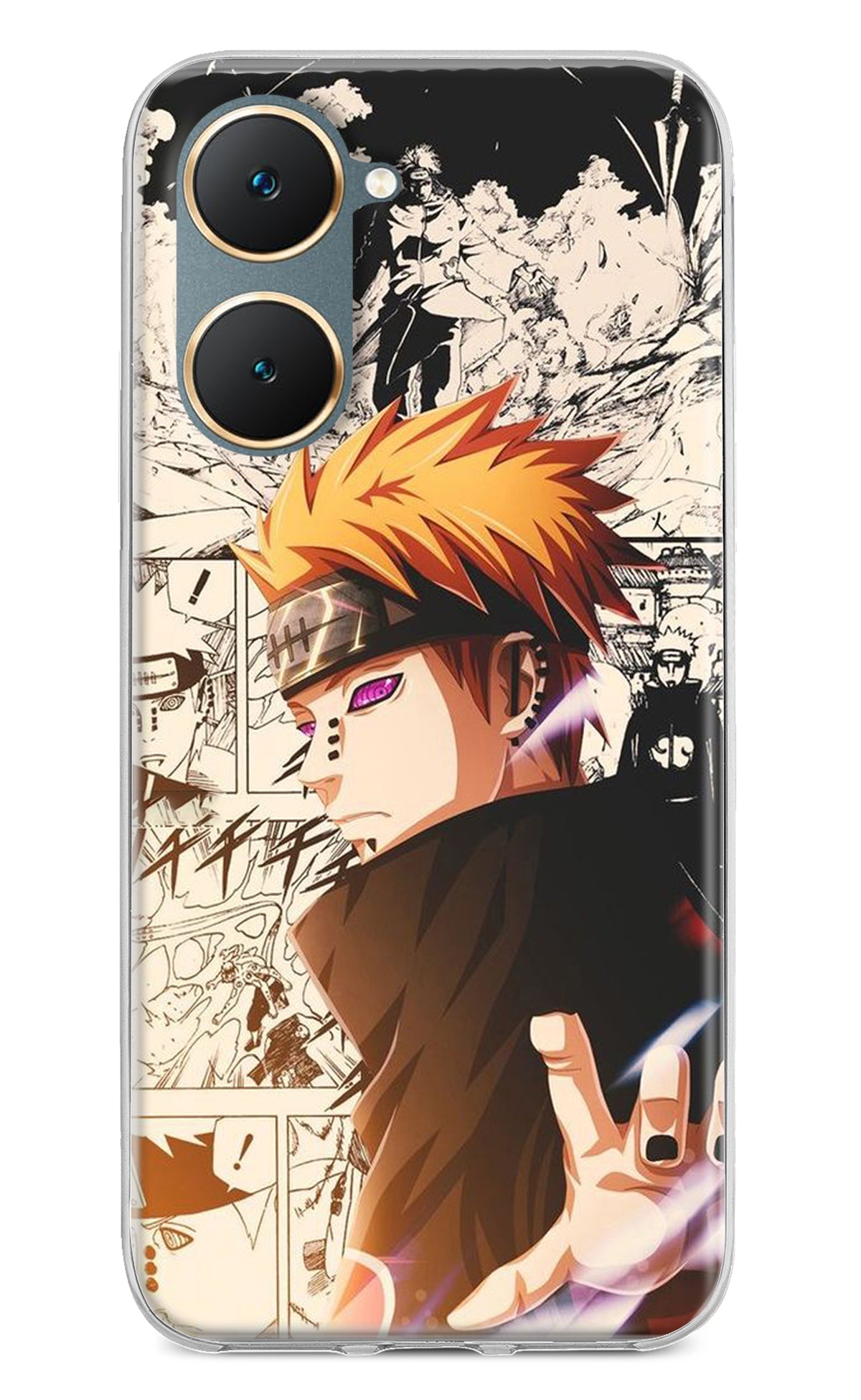 Pain Anime Vivo Y18/Y18e Back Cover