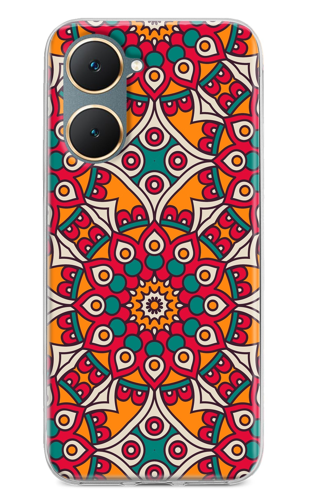 Mandala Art Vivo Y18/Y18e Back Cover