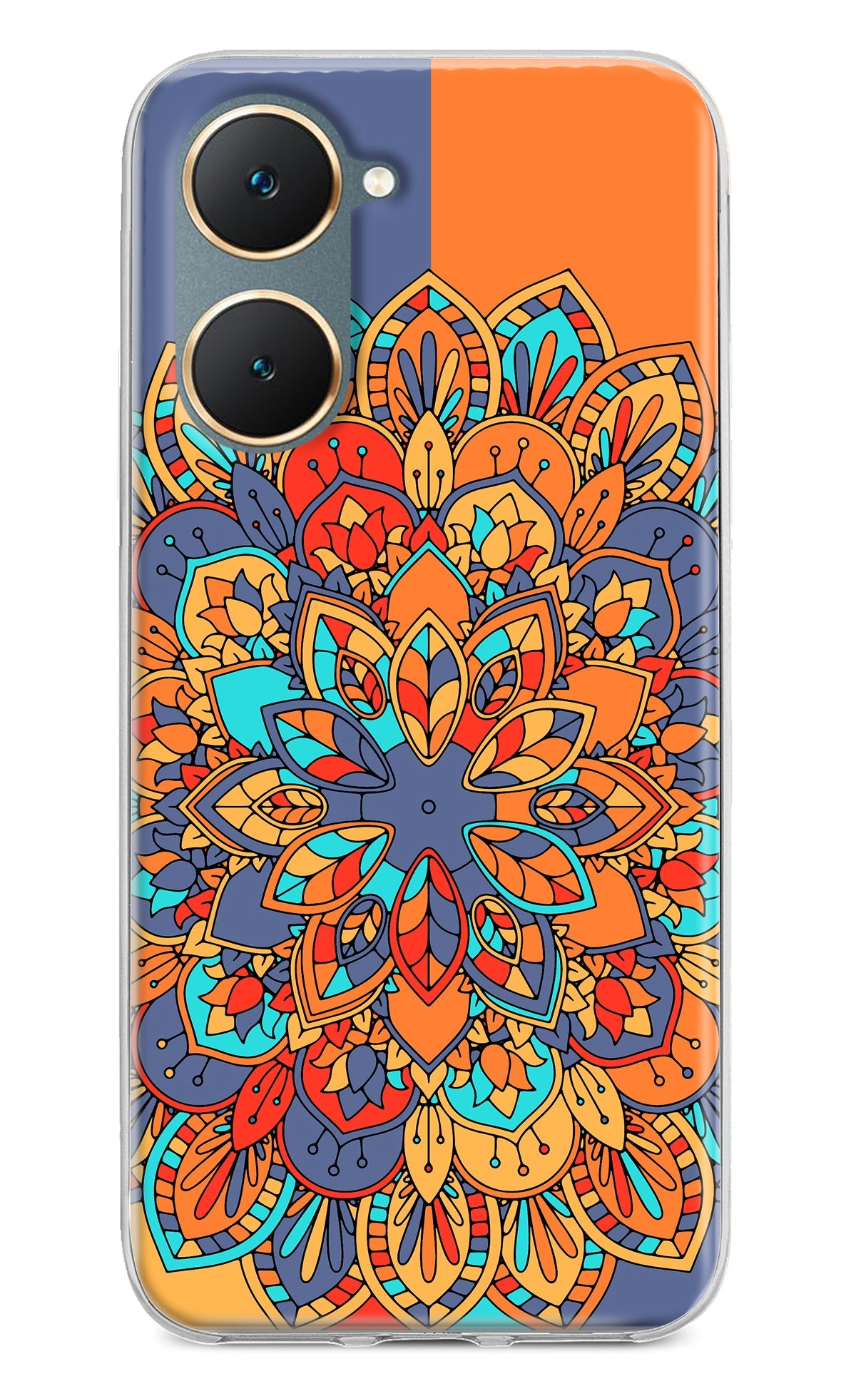 Color Mandala Vivo Y18/Y18e Back Cover