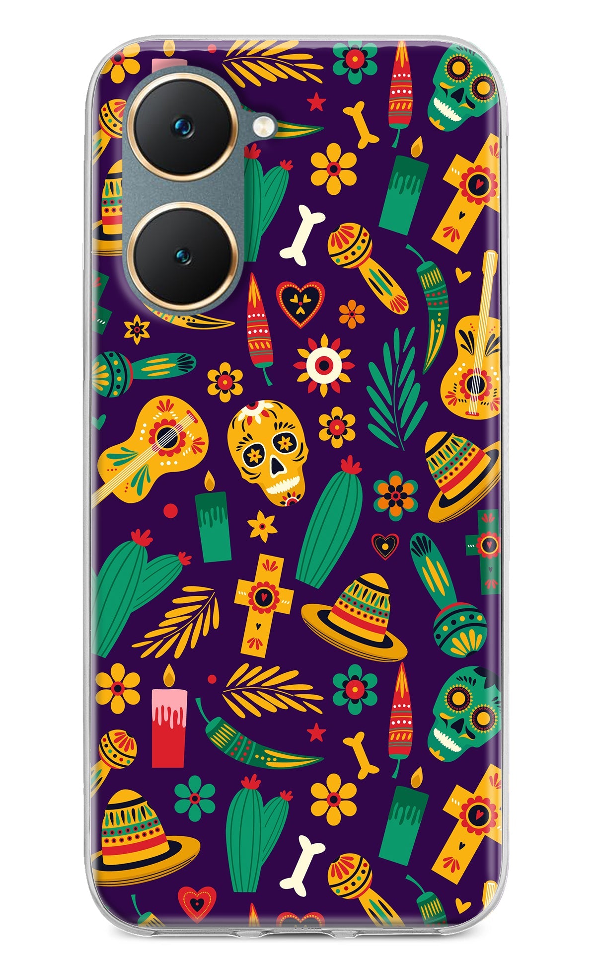 Mexican Artwork Vivo Y18/Y18e Back Cover