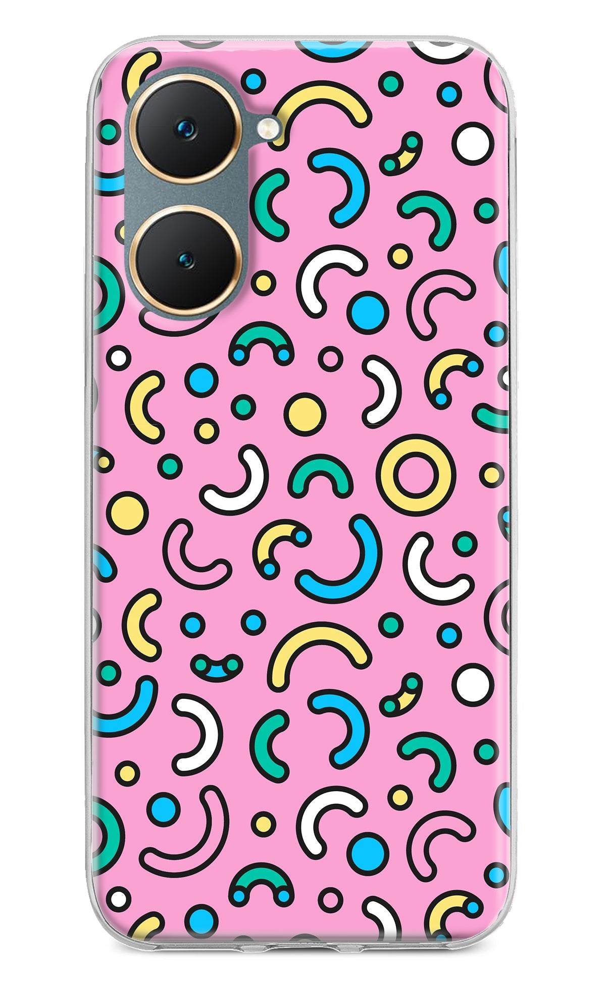 Memphis Design Vivo Y18/Y18e Back Cover