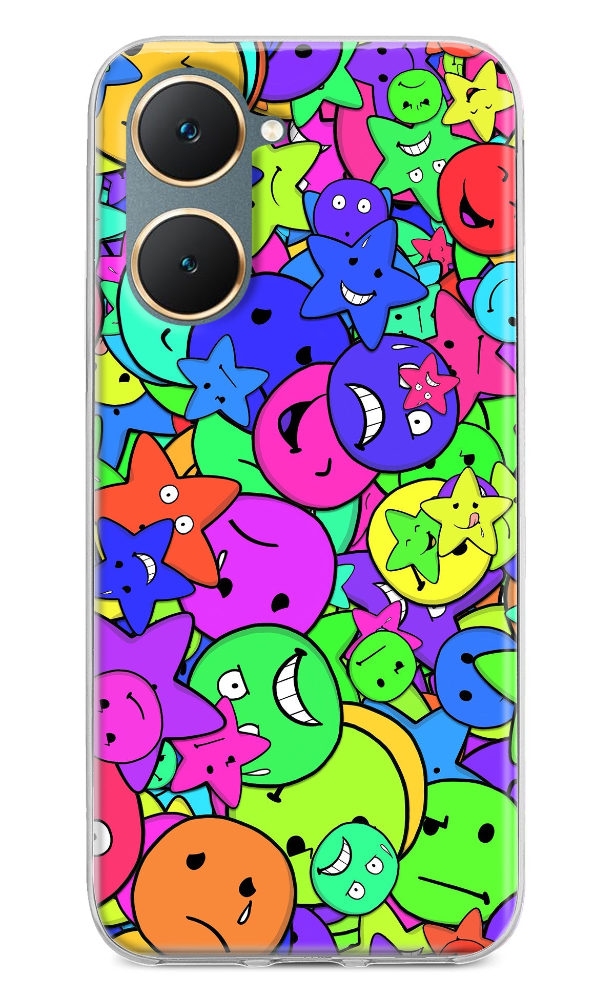 Fun Doodle Vivo Y18/Y18e Back Cover