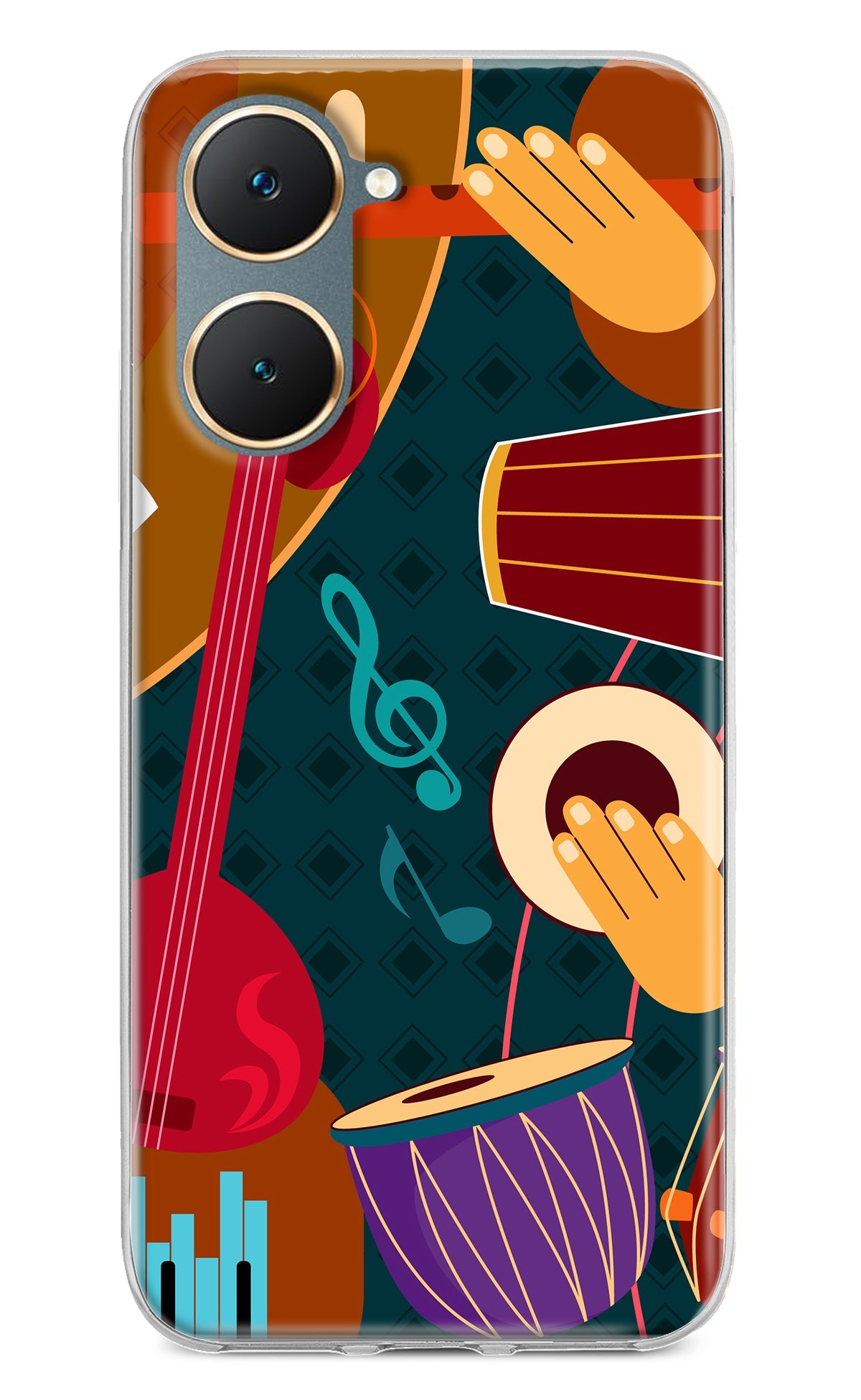 Music Instrument Vivo Y18/Y18e Back Cover