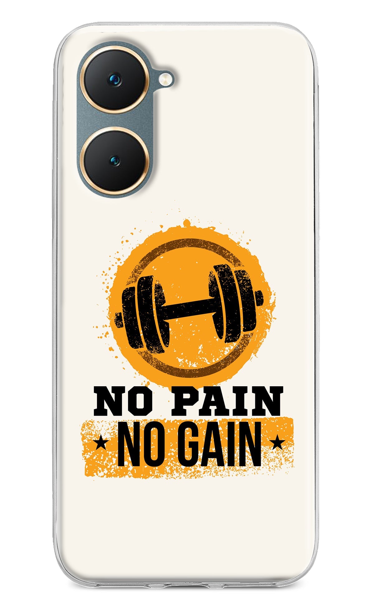 No Pain No Gain Vivo Y18/Y18e Back Cover