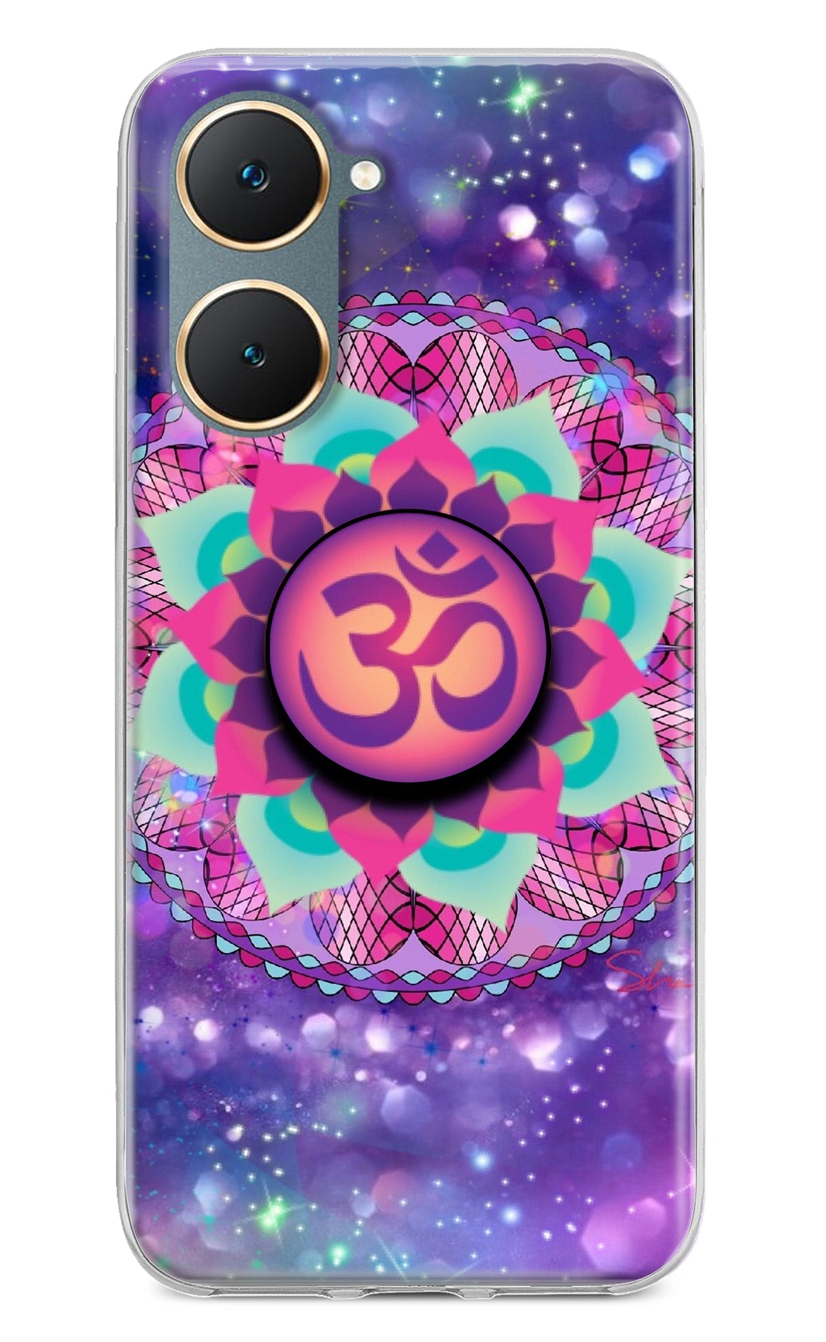 Om Purple Vivo Y18/Y18e Pop Case