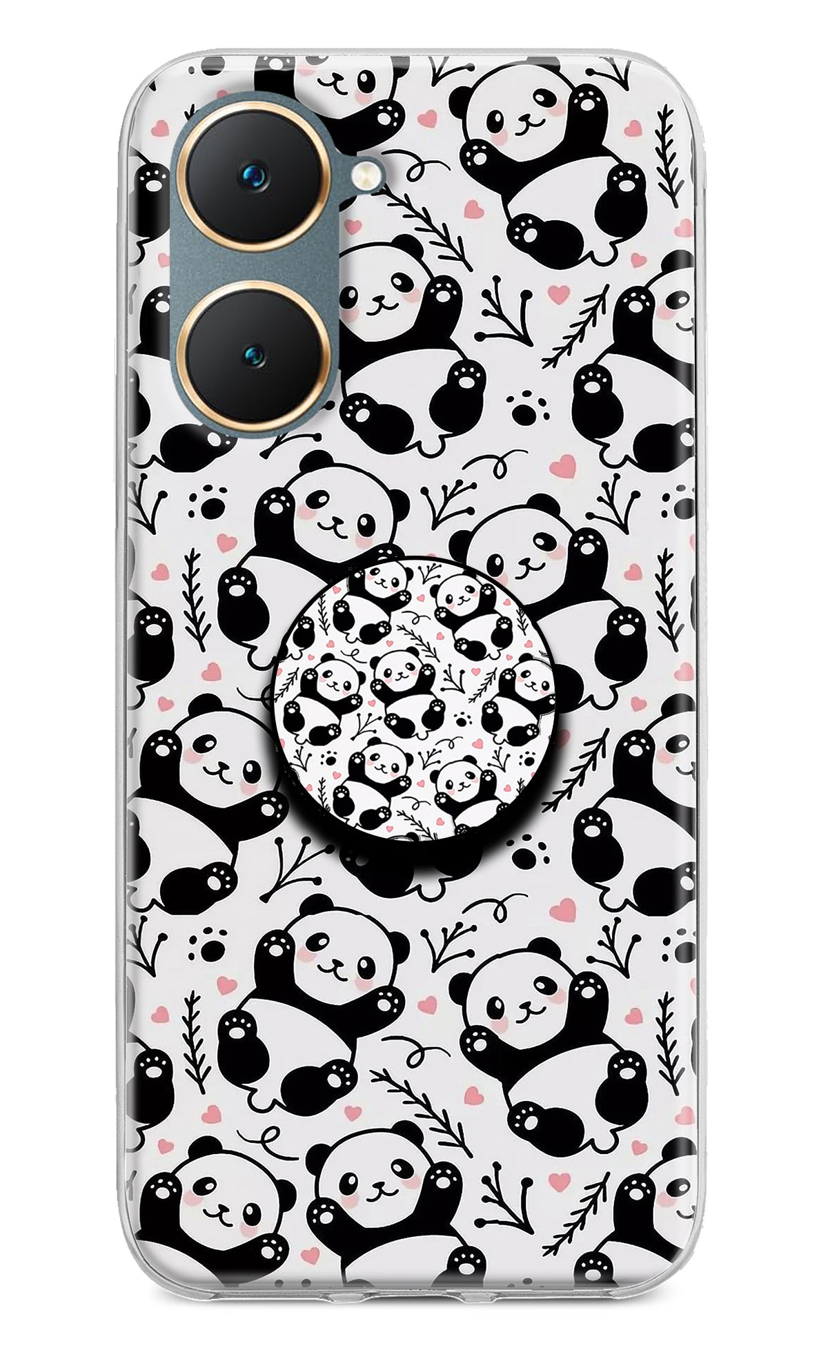 Cute Panda Vivo Y18/Y18e Pop Case