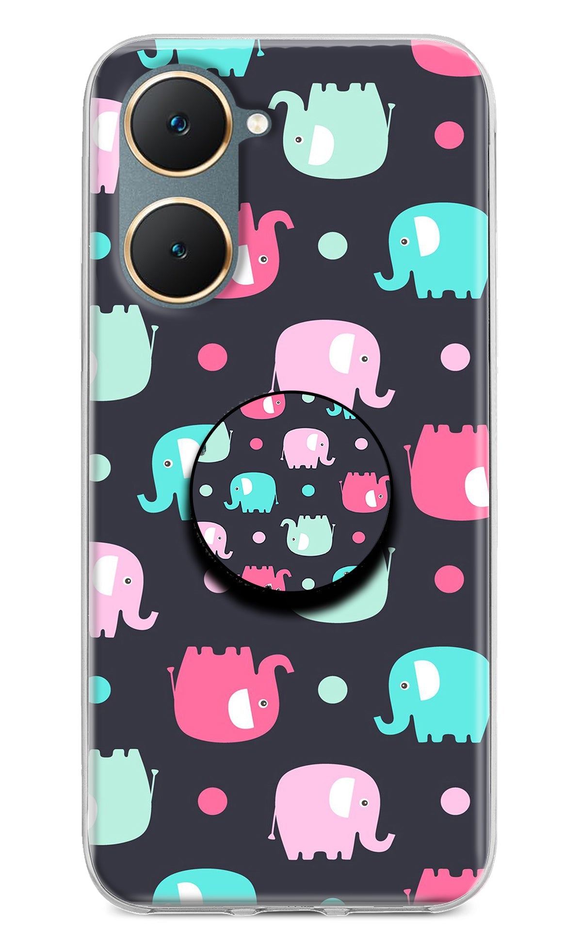 Baby Elephants Vivo Y18/Y18e Pop Case