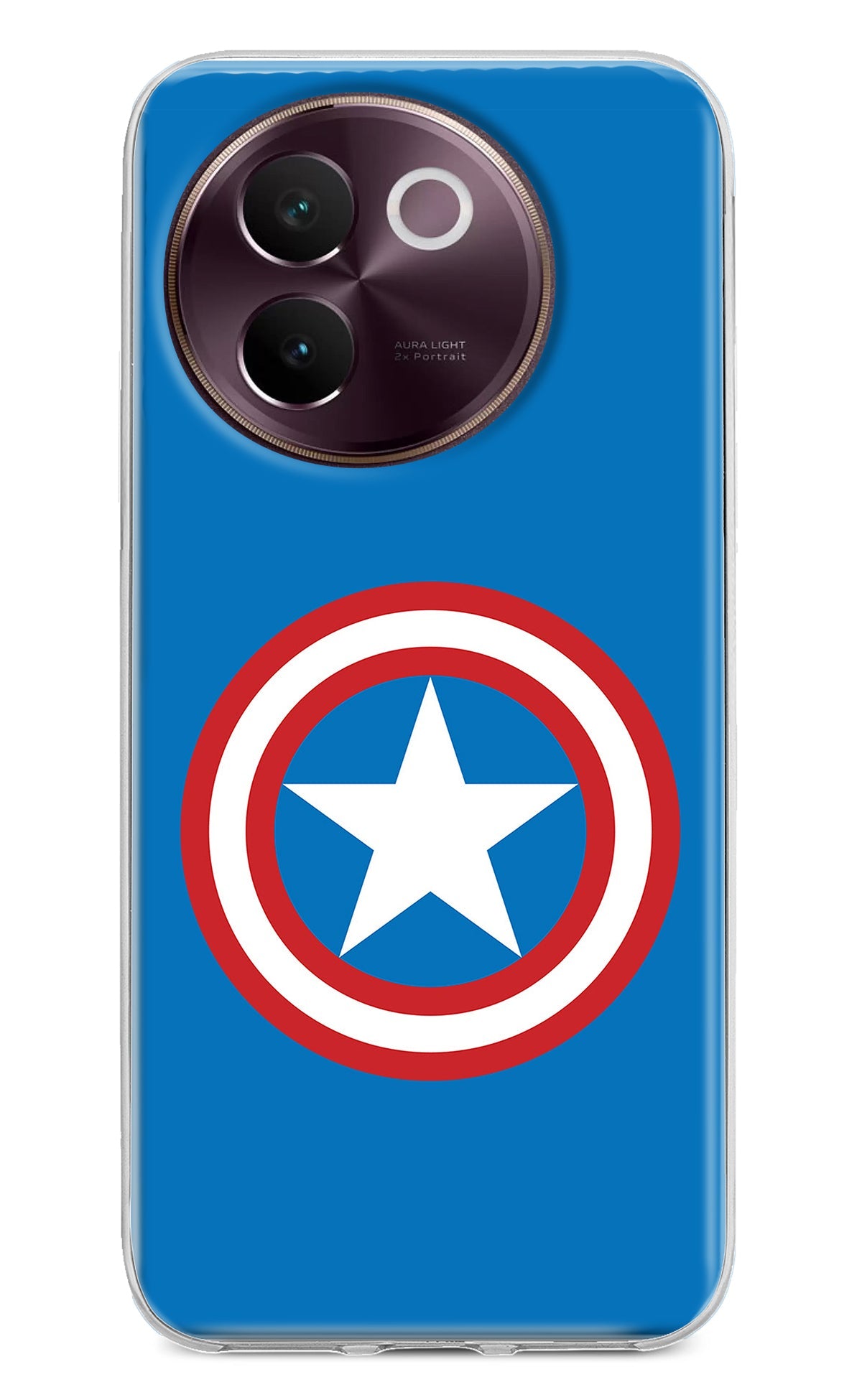 Captain America Logo Vivo V30e Back Cover