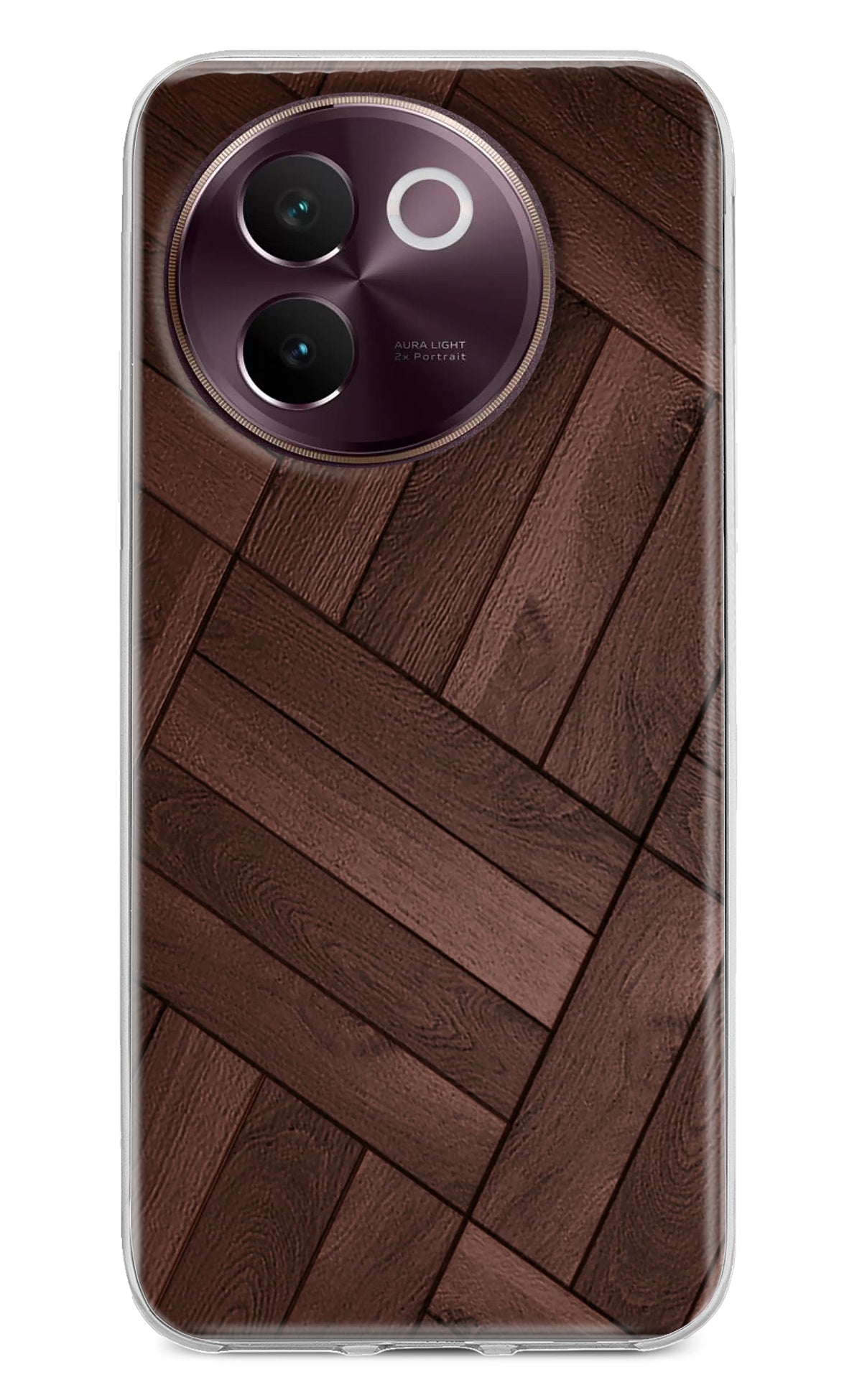 Wooden Texture Design Vivo V30e Back Cover