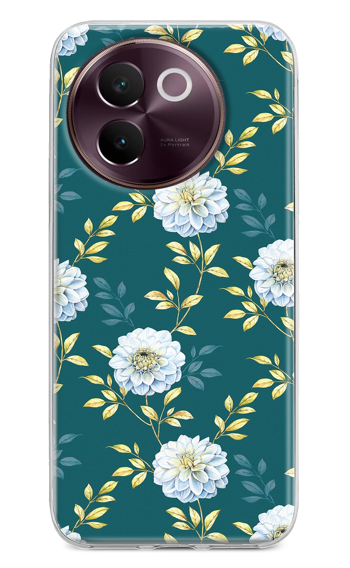 Flowers Vivo V30e Back Cover