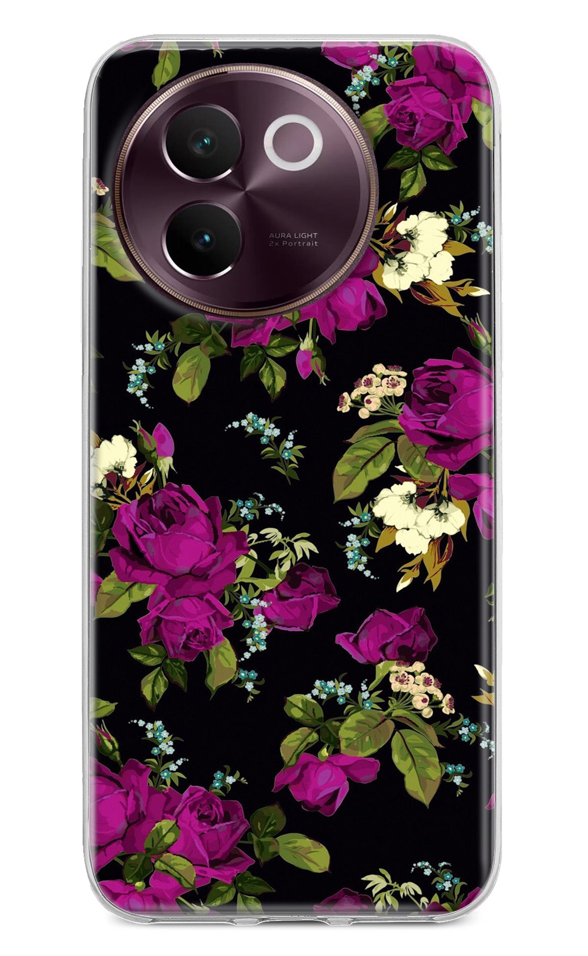 Flowers Vivo V30e Back Cover