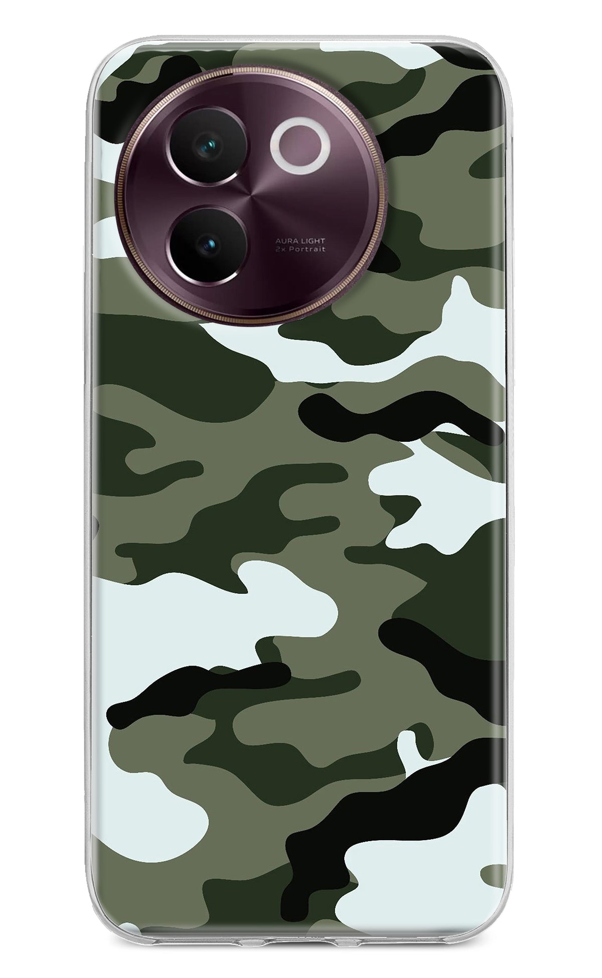 Camouflage Vivo V30e Back Cover