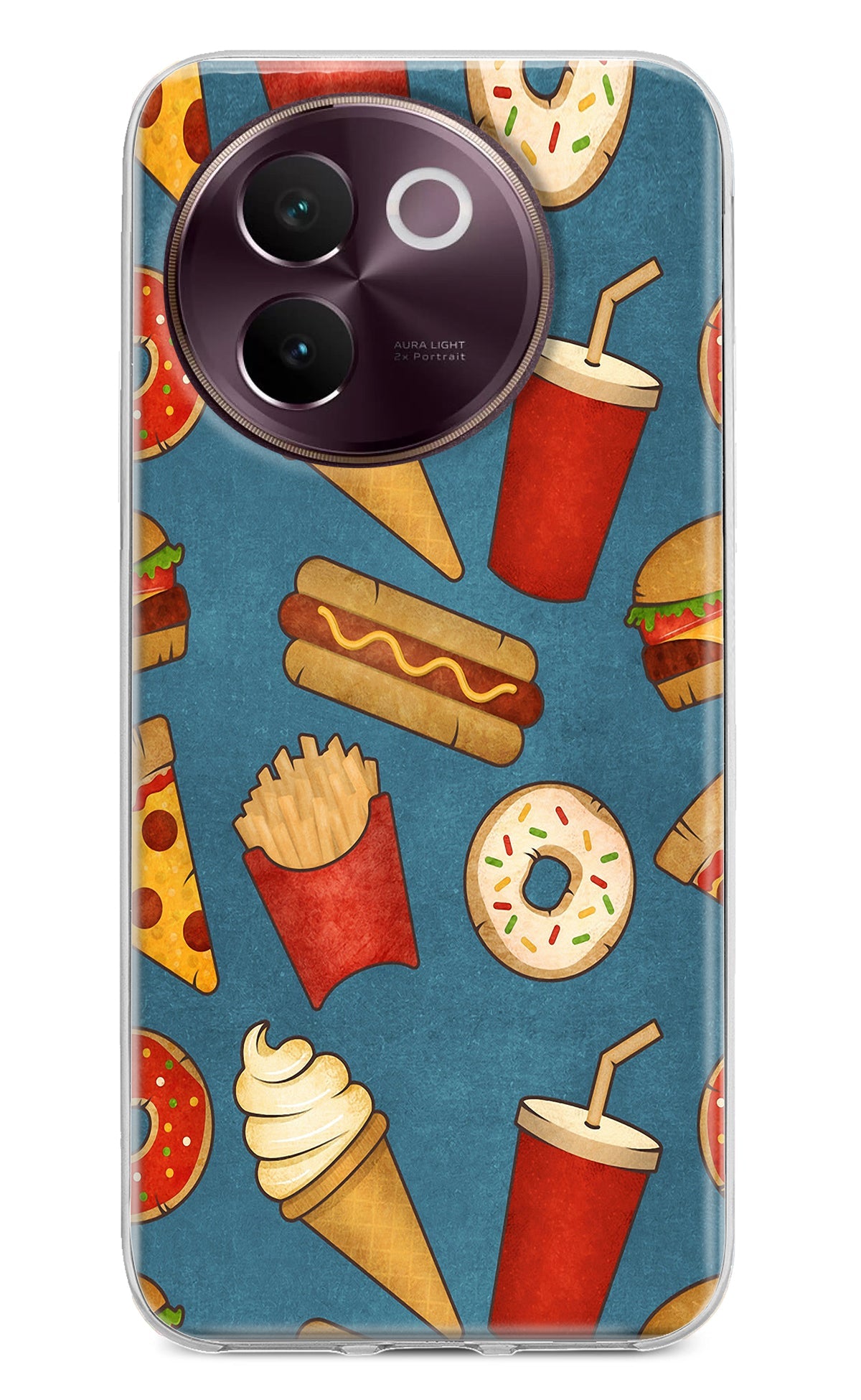 Foodie Vivo V30e Back Cover