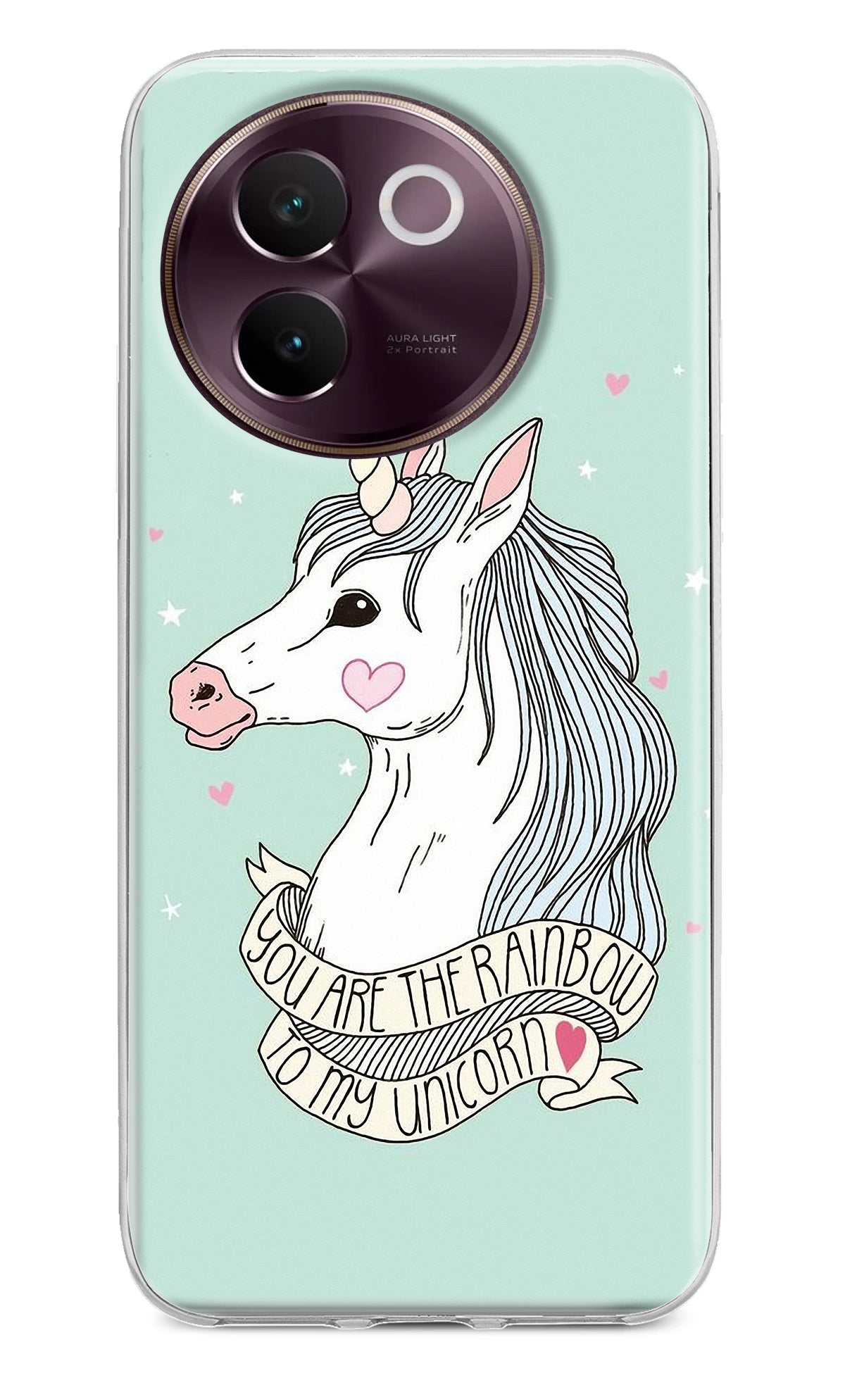 Unicorn Wallpaper Vivo V30e Back Cover