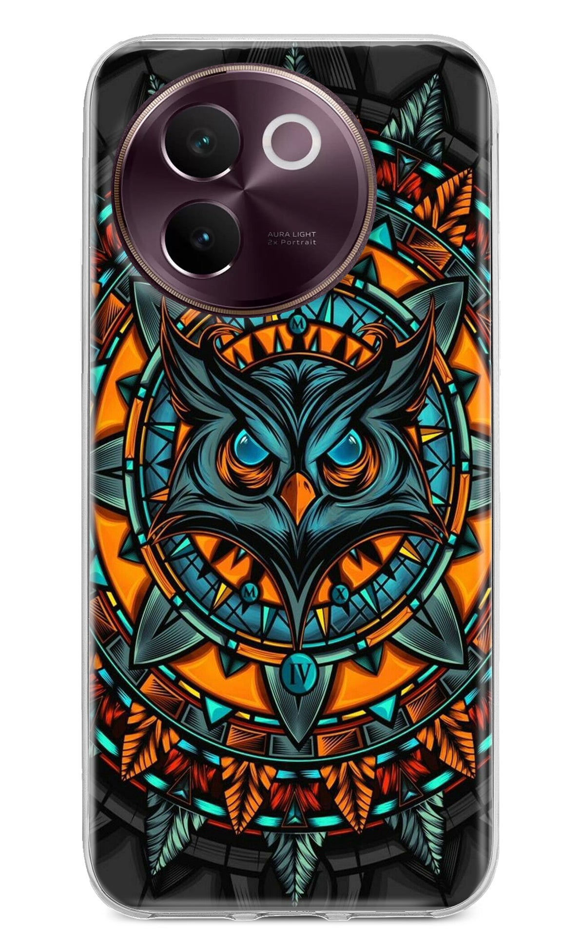 Angry Owl Art Vivo V30e Back Cover