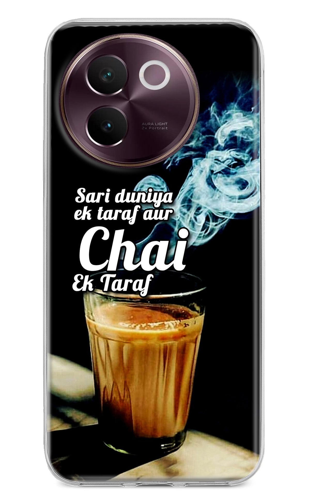 Chai Ek Taraf Quote Vivo V30e Back Cover