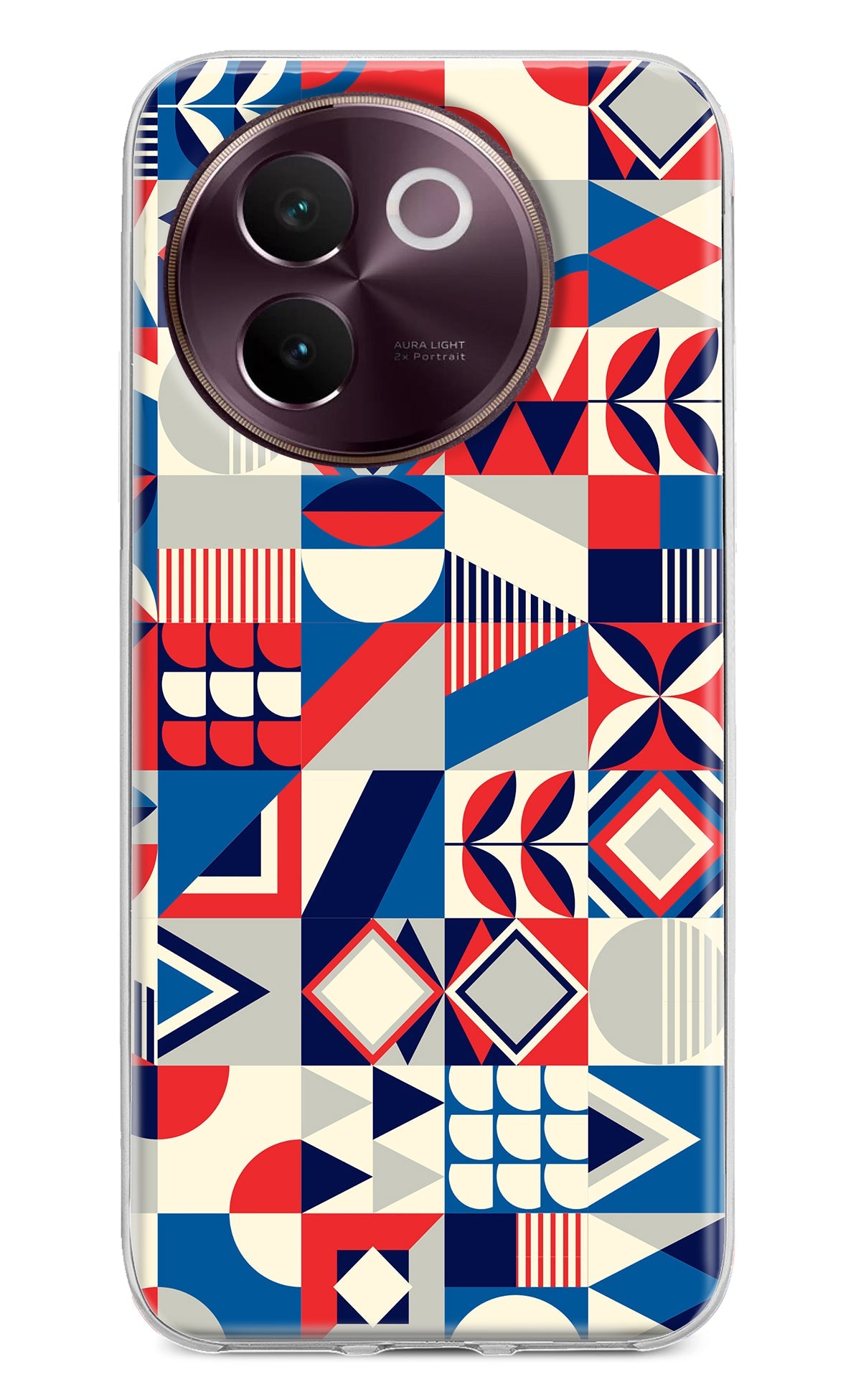 Colorful Pattern Vivo V30e Back Cover