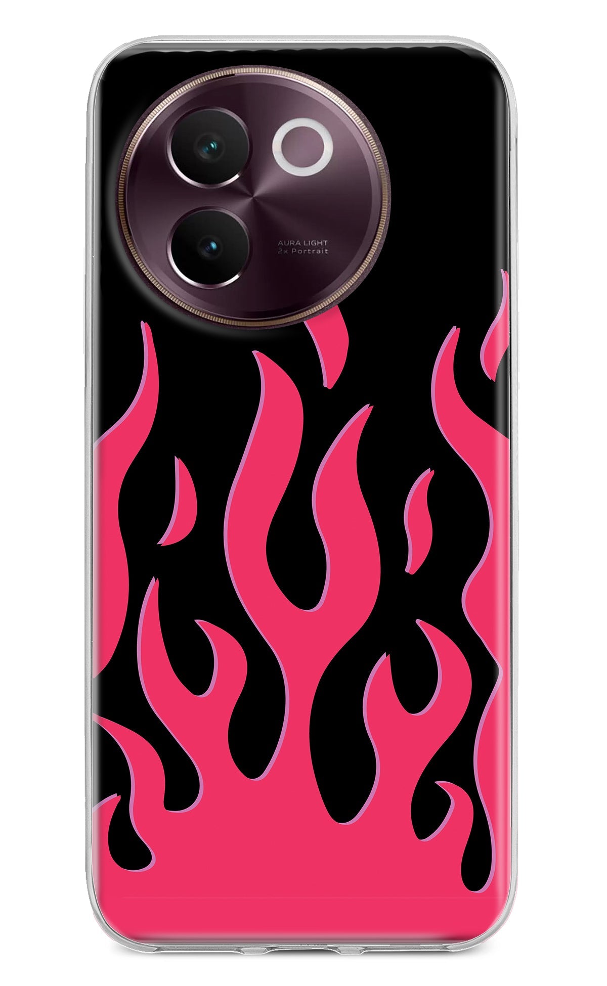 Fire Flames Vivo V30e Back Cover