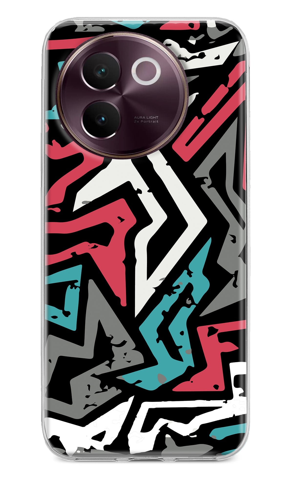 Geometric Graffiti Vivo V30e Back Cover