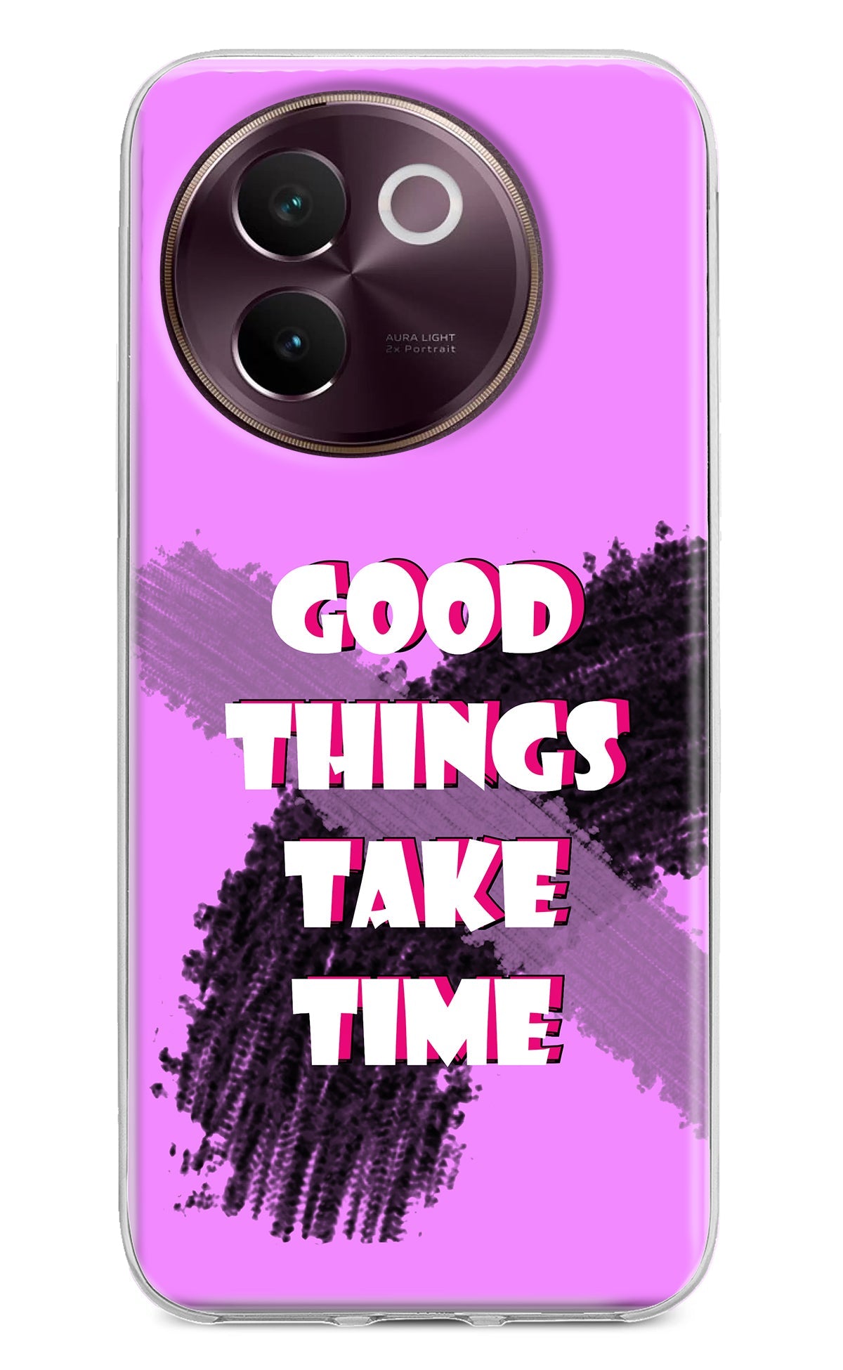 Good Things Take Time Vivo V30e Back Cover