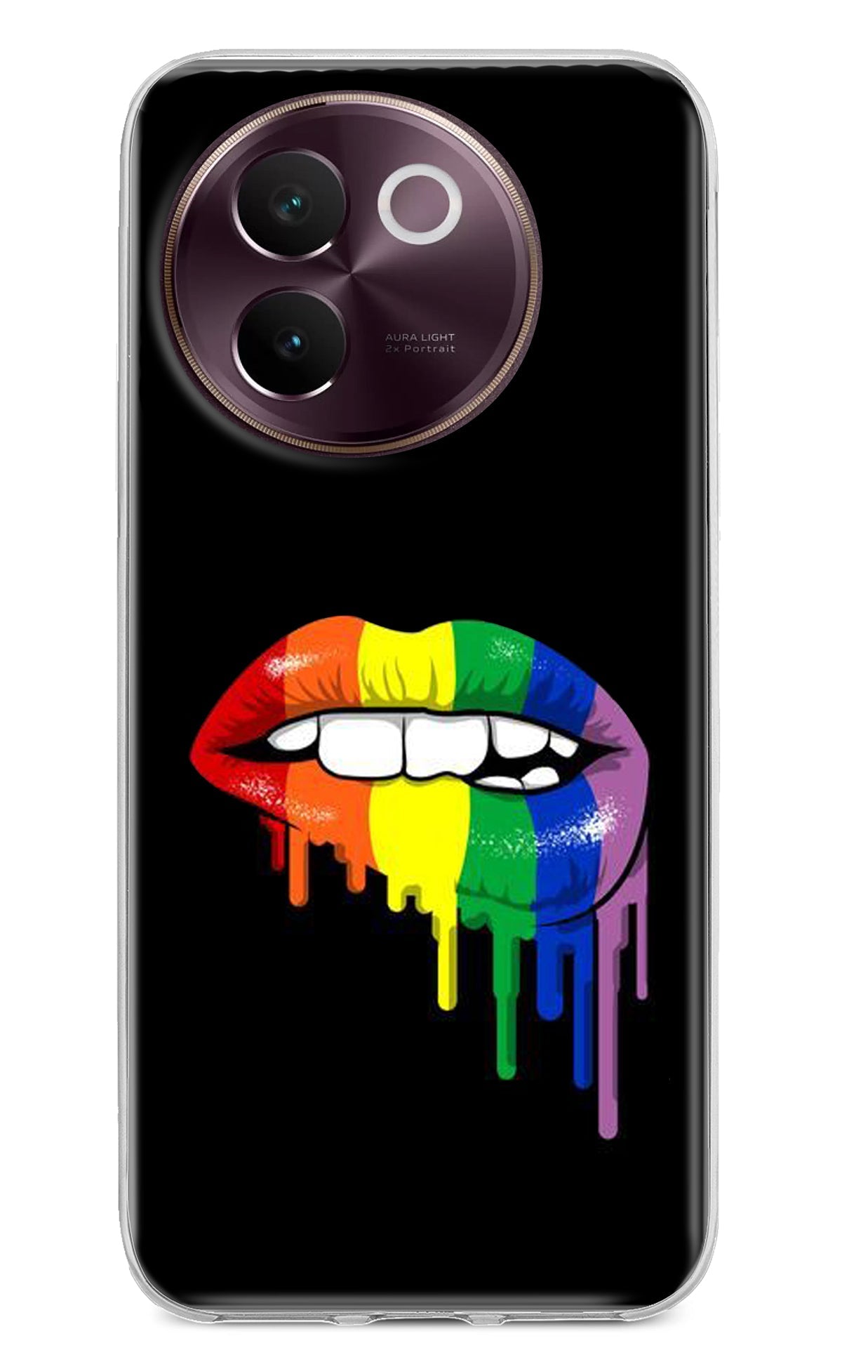 Lips Biting Vivo V30e Back Cover