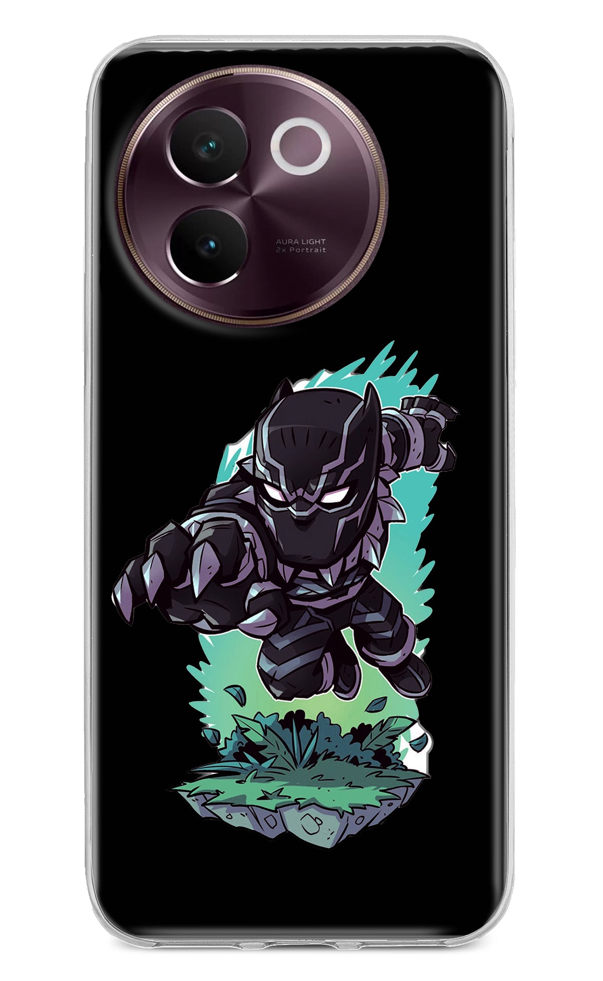 Black Panther Vivo V30e Back Cover