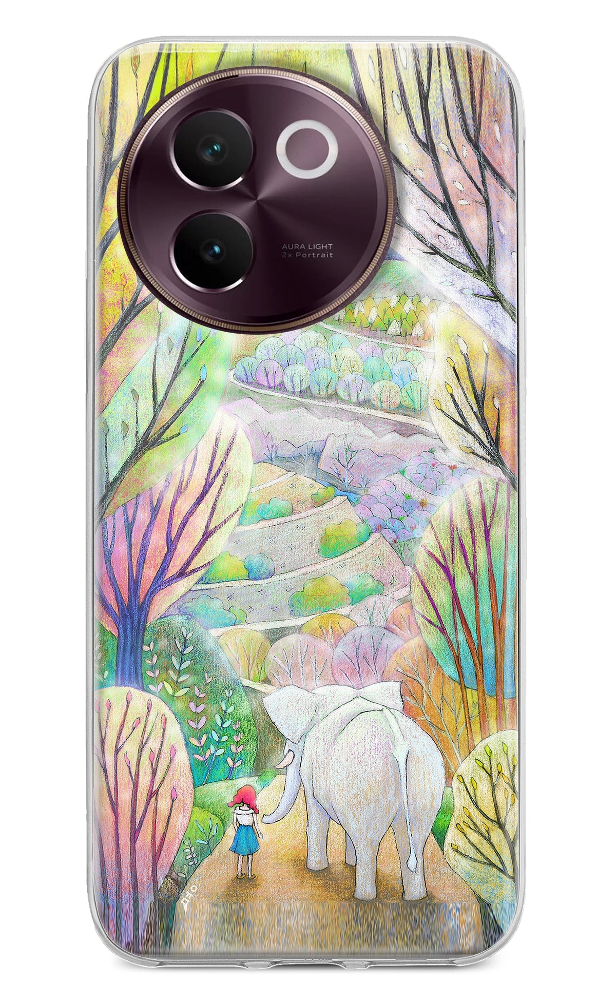 Nature Painting Vivo V30e Back Cover