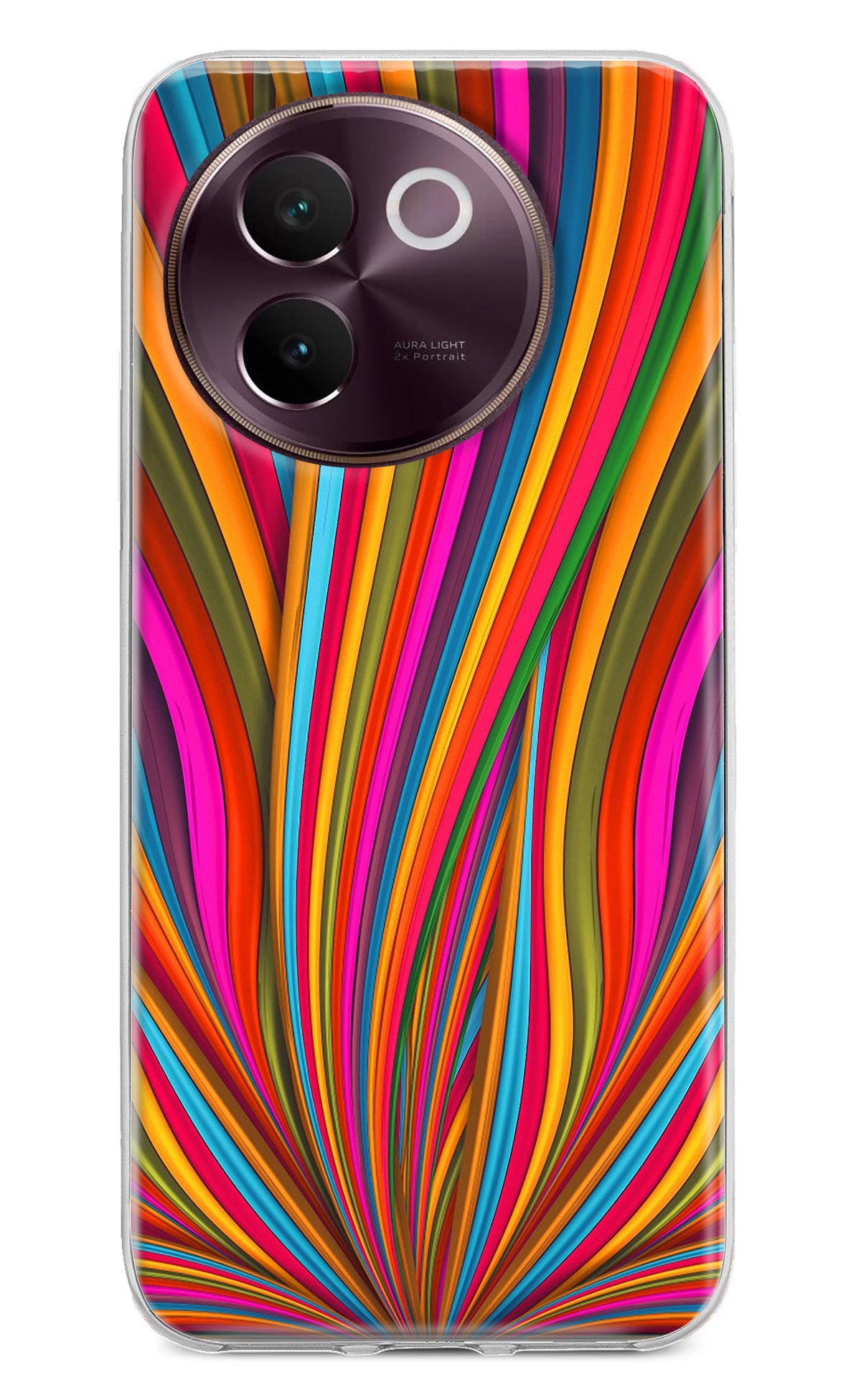 Trippy Wavy Vivo V30e Back Cover